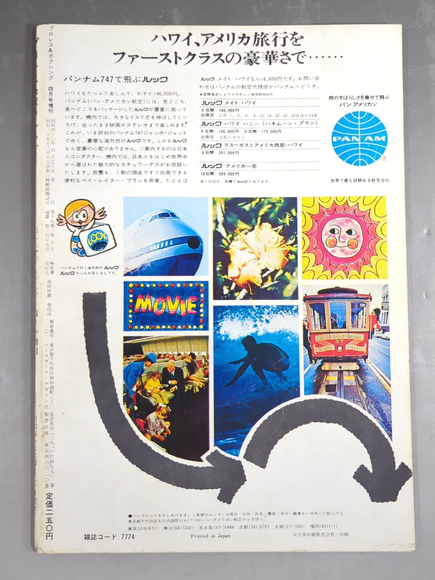 Pro Wrestling & Boxing April 1971 Issue Supplement