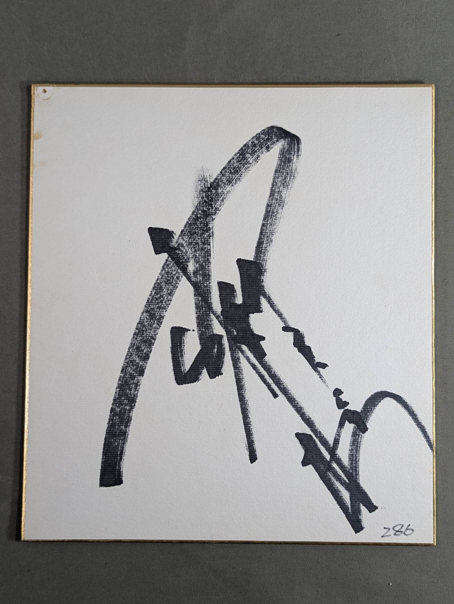 豪華 証明写真 額縁付 直筆サイン入り 闘魂 アントニオ猪木 B4サイズイラスト INOKI AUTHENTIC COLLECTION アントニオ猪木&スタン・ハンセン直筆