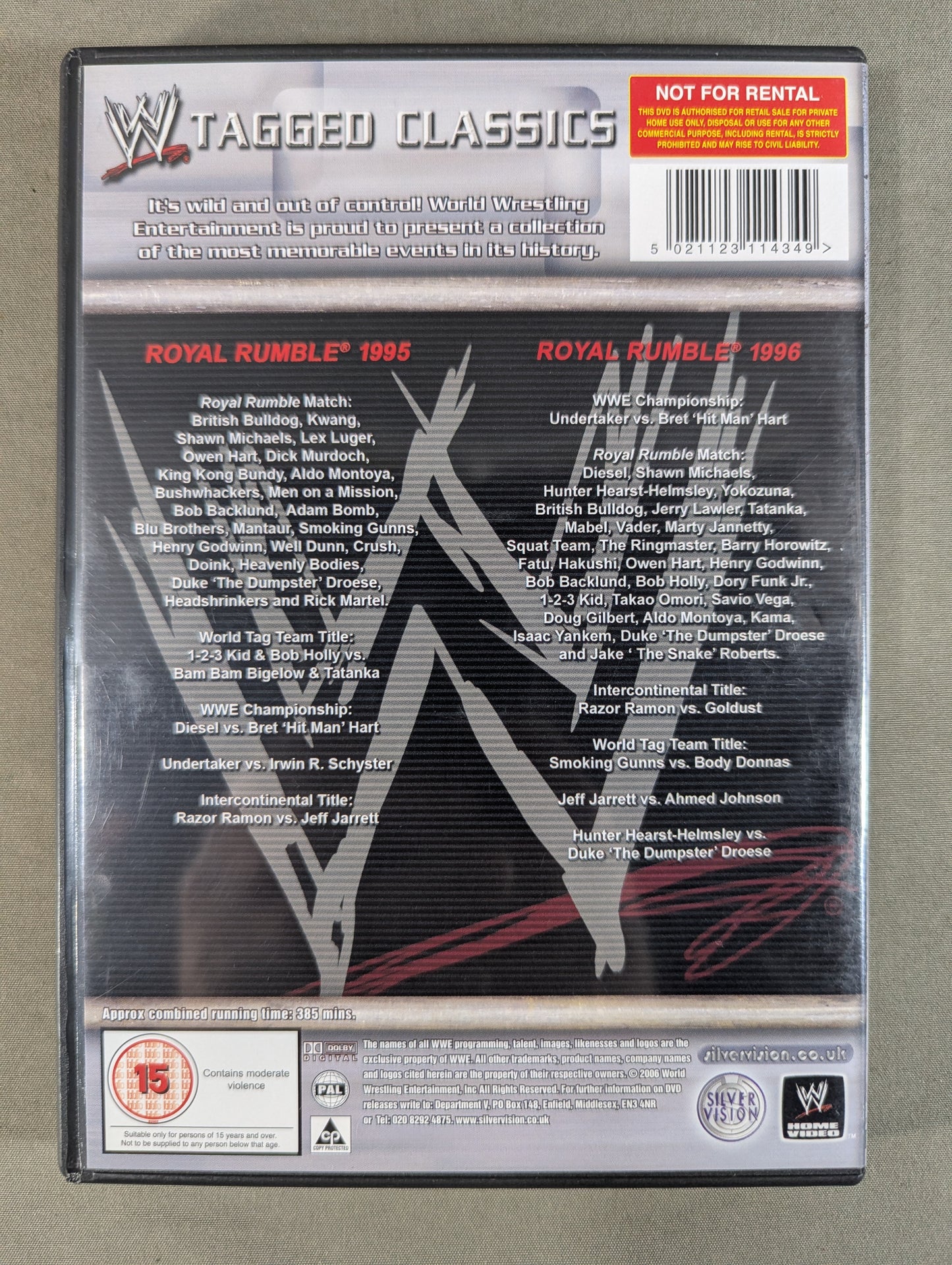 ★WWE TAGGED CLASSICS★ ROYAL RUNBLE 1995&1996