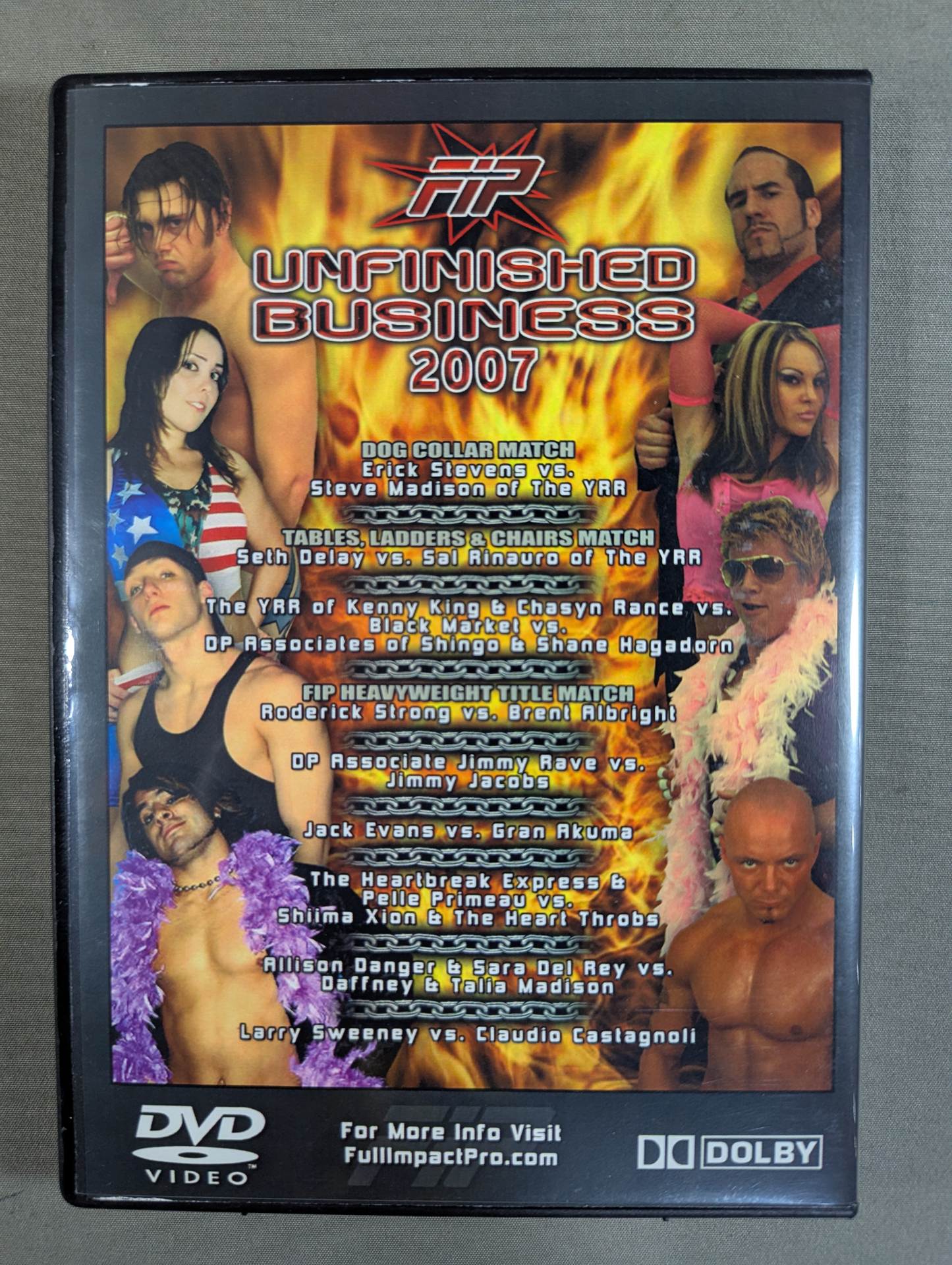 FIP UNFINISHED BUSINESS 2007