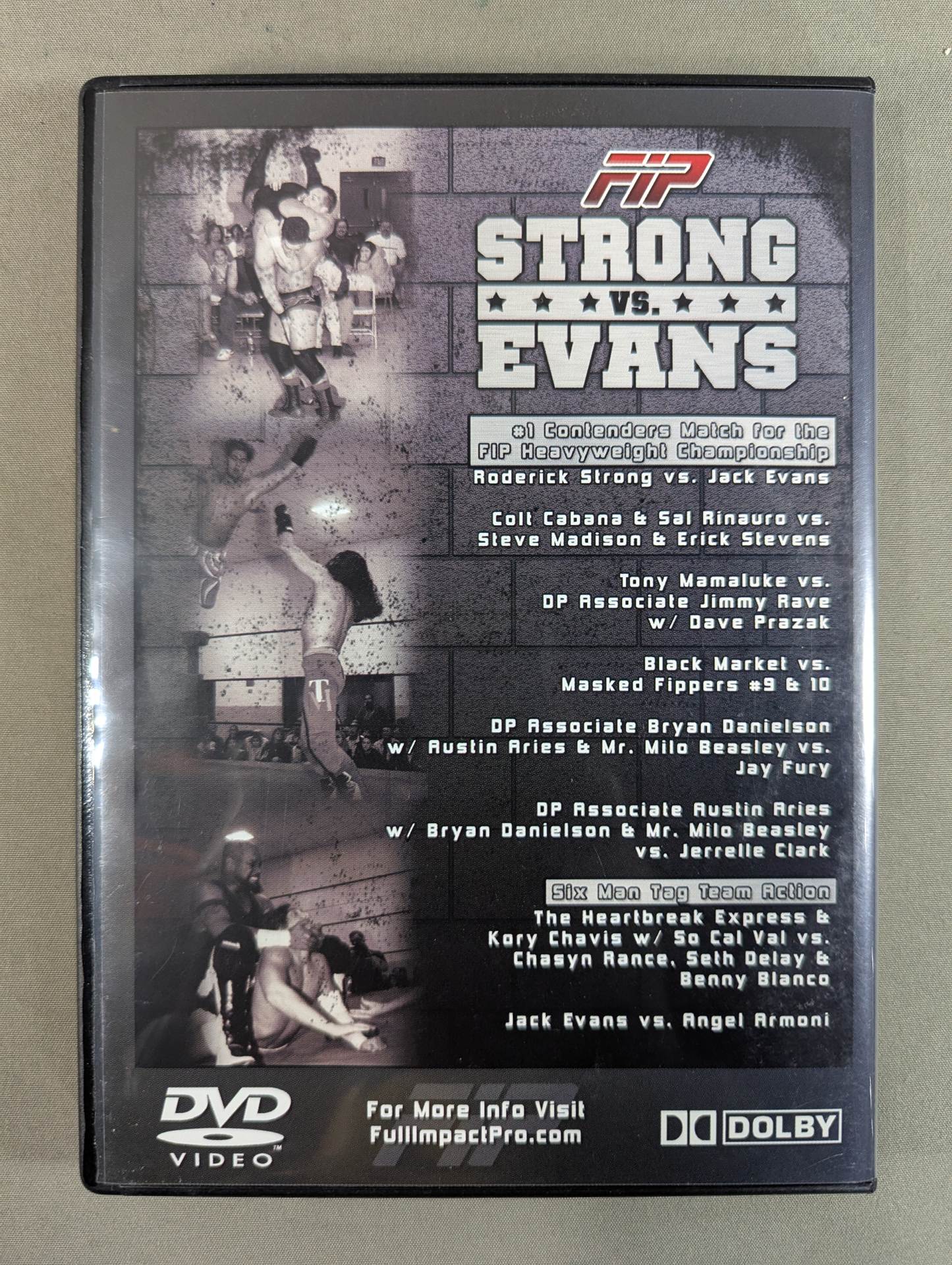 FIP STRONG vs. EVANS