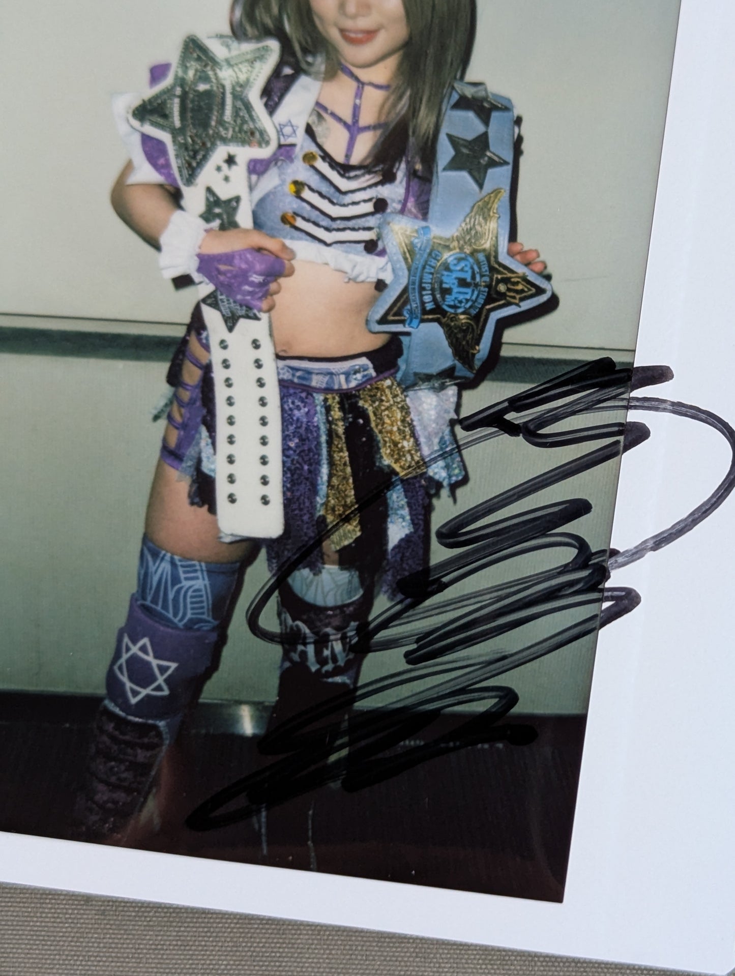 Tam Nakano hand signed autograph Cheki (S-7)