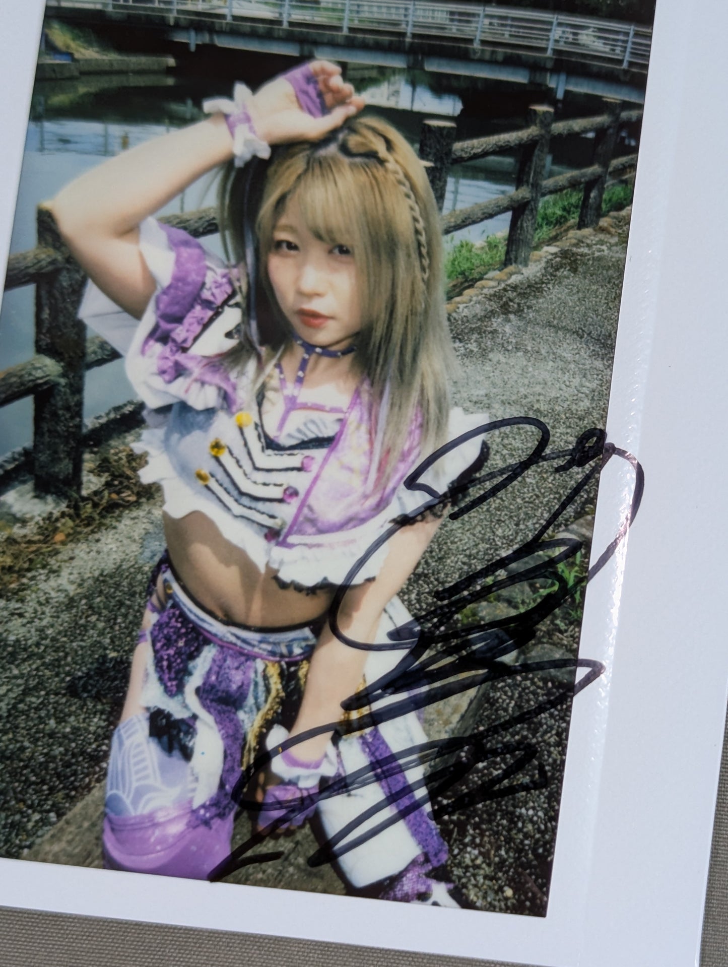 Tam Nakano hand signed autograph Cheki (S-9)