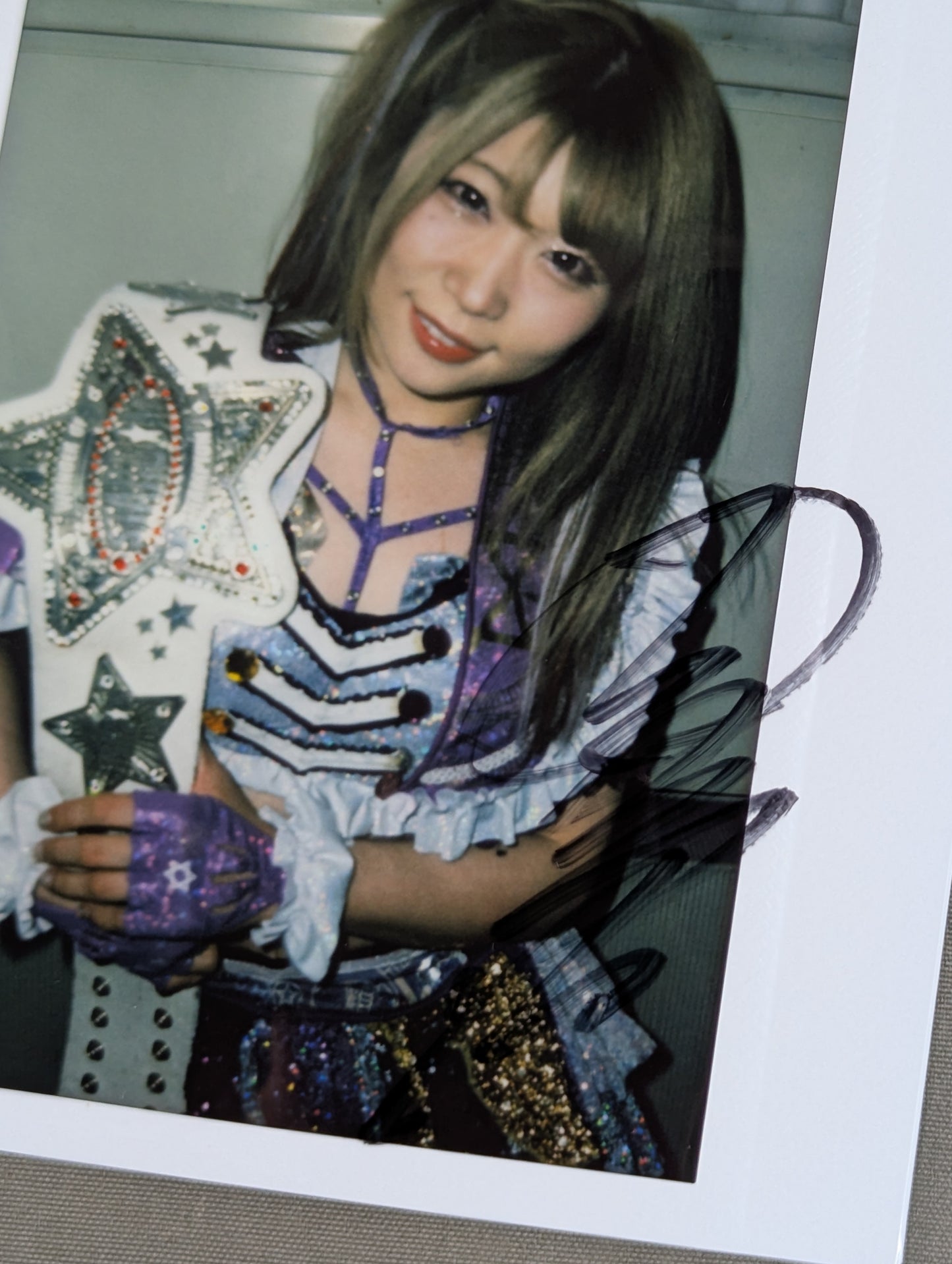 Tam Nakano hand signed autograph Cheki (T-1)