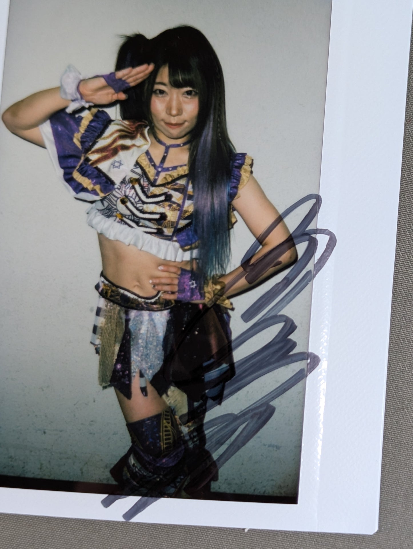 Tam Nakano hand signed autograph Cheki (T-8)
