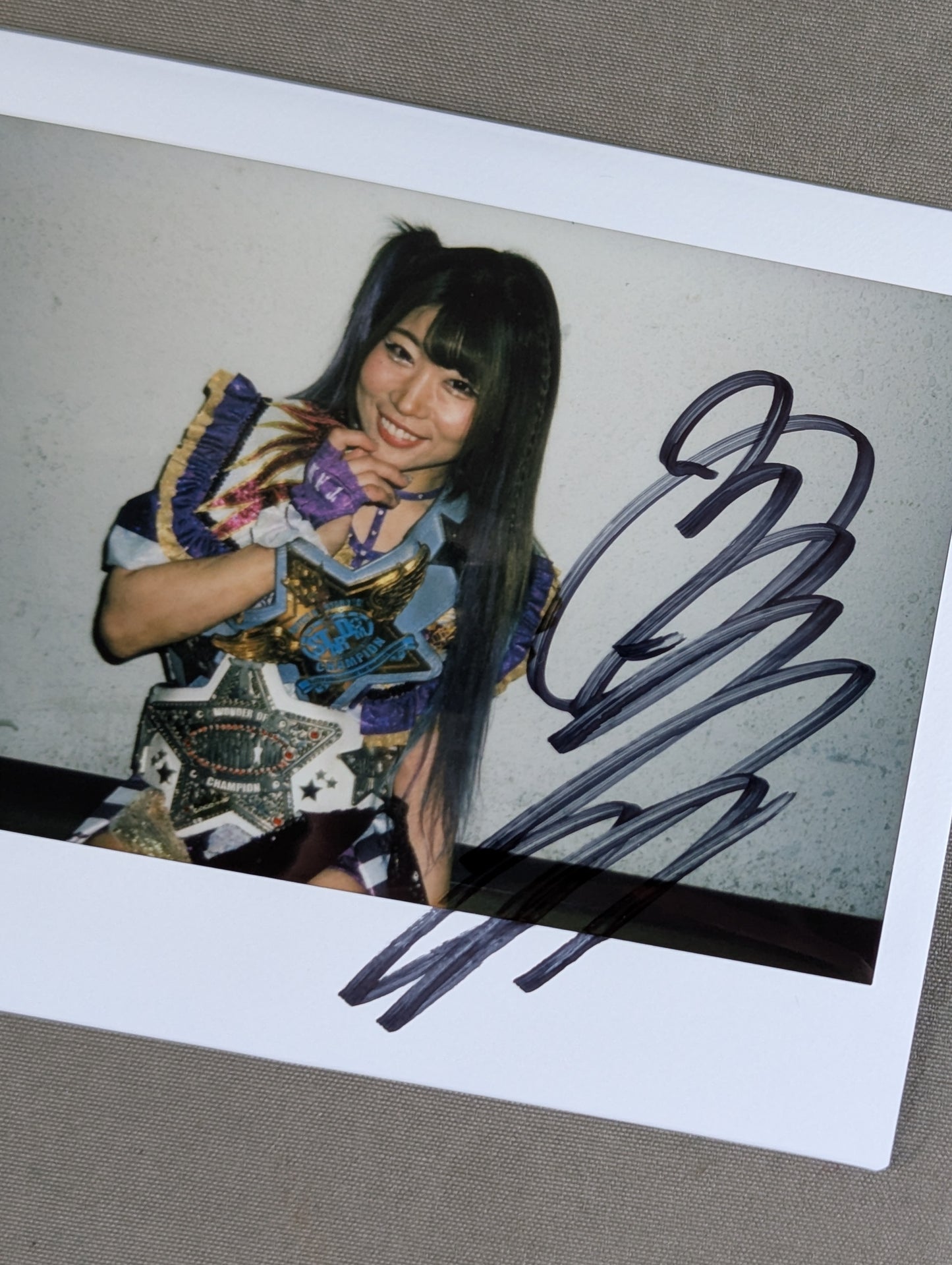 Tam Nakano hand signed autograph Cheki (U-1)