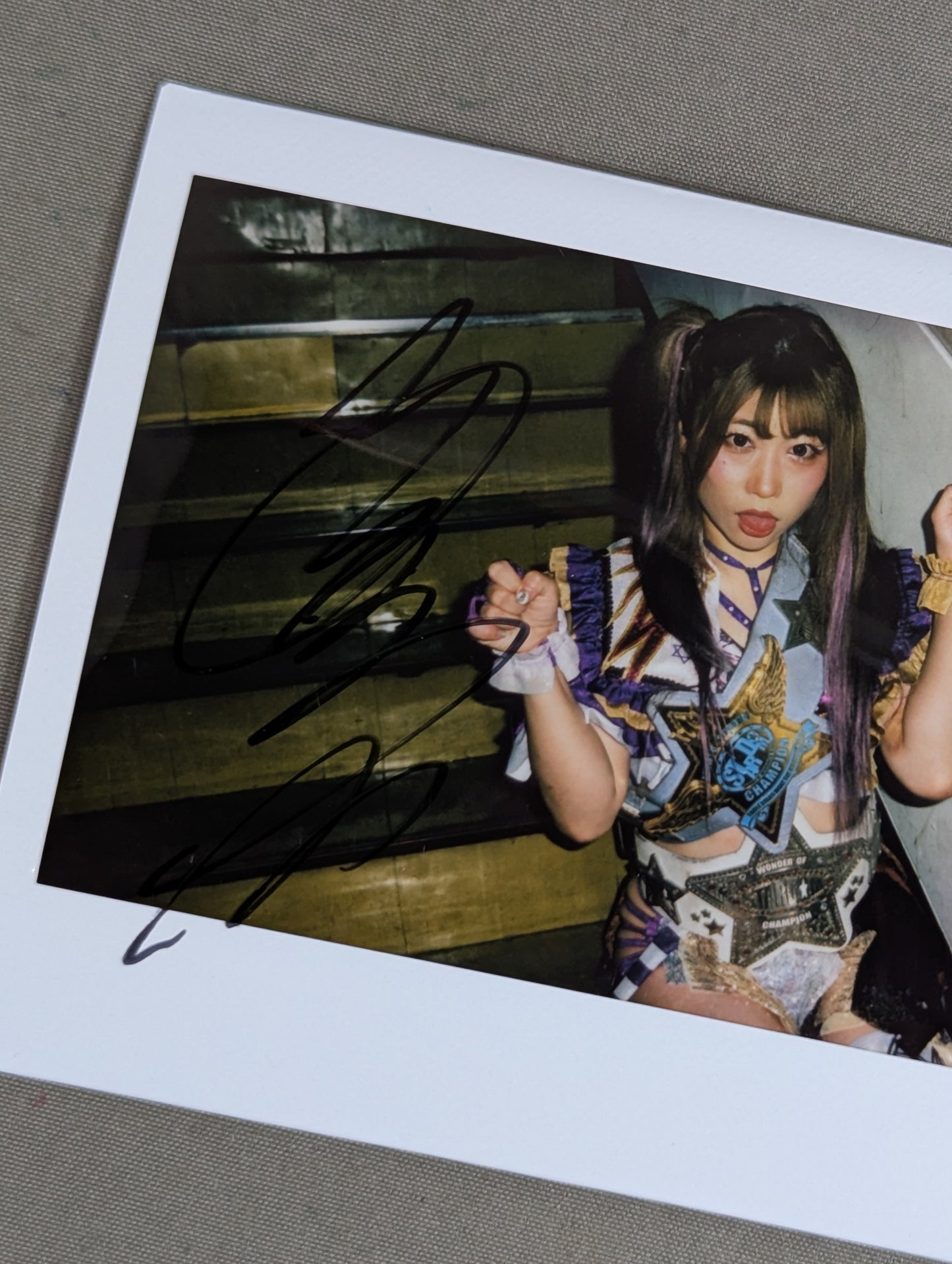 Tam Nakano hand signed autograph Cheki (U-3)