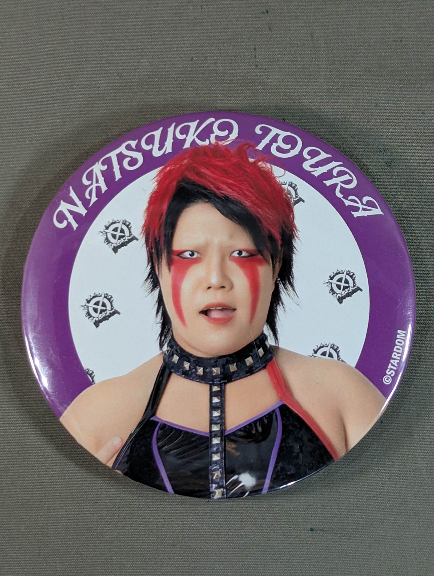 Natsuko Tora Stardom Trading BIG PinBack button 2023