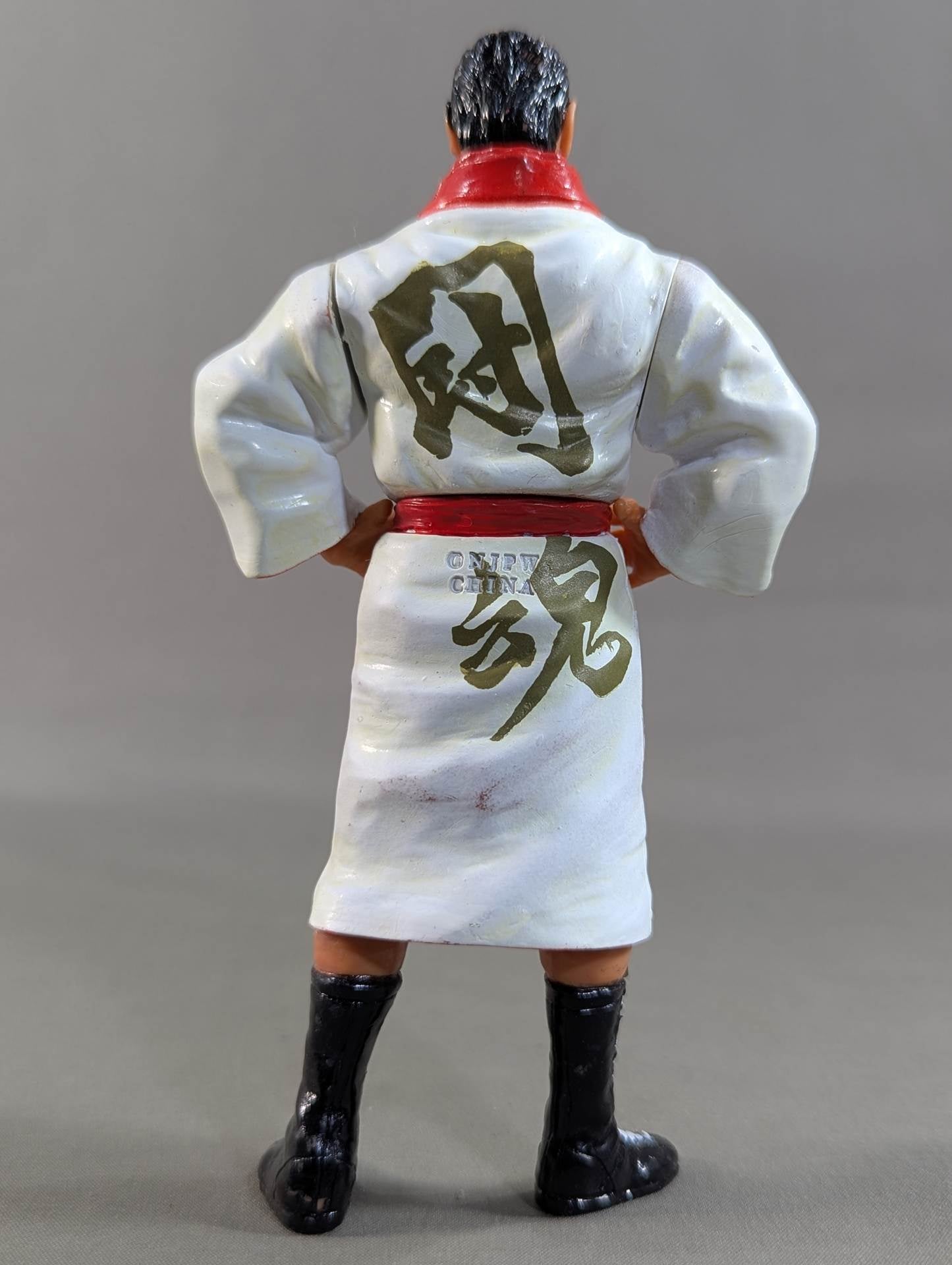 Antonio Inoki (white gown)