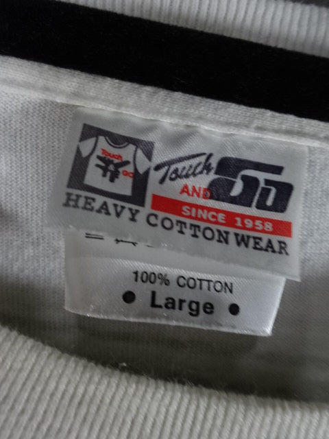 【hand signed autograph】 Shiro Koshinaka "I'm going to do it!! Samurai T-shirt (1) (white)