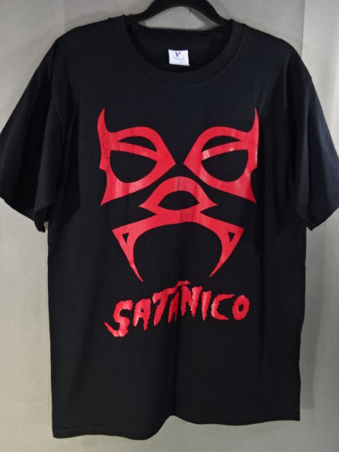 直筆サイン入り】エル・サタニコ Tシャツ①(ブラック) – 闘道館