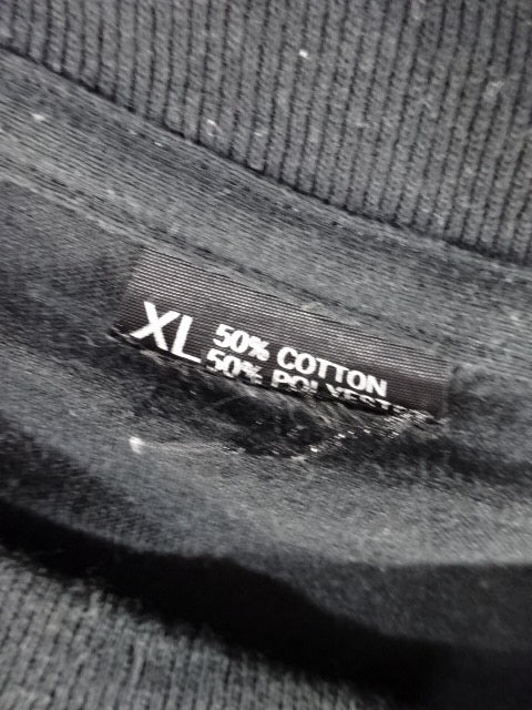 【hand signed autograph】 Leather Face Illustration T-Shirt (3)(IWA / Black)