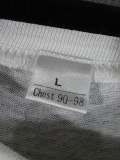 ヨネ原人「原人出没注」イラストTシャツ①(ホワイト)