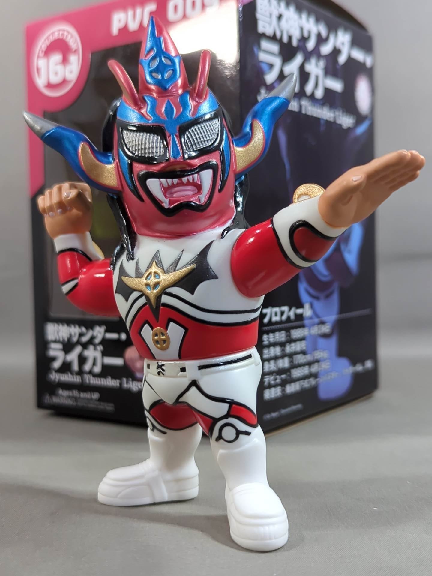 ☆限定カラー☆ 獣神サンダー・ライガー 16dソフビコレクション009