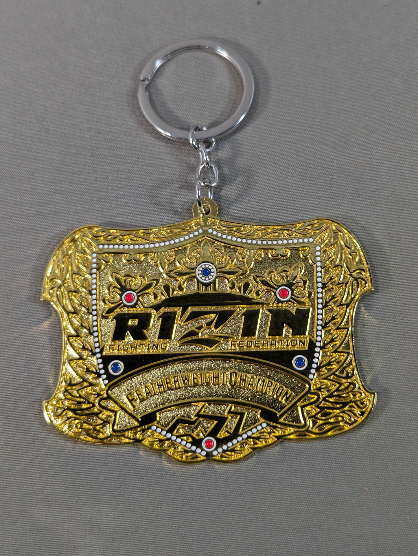 RIZIN フェザー級 チャンピオンベルトメタルチャーム(一番くじ) – 闘道館