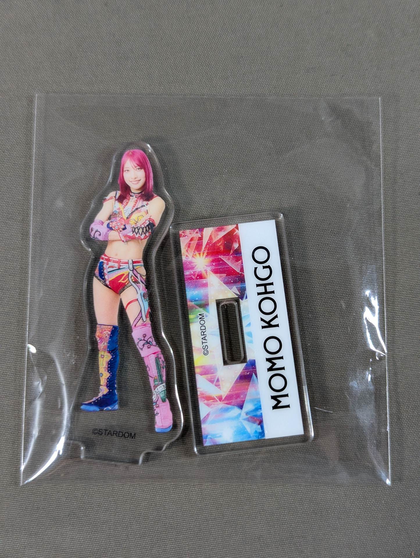 Momo Kohgo Mini Acrylic Stand WORLD WONDER RING STARDOM Lottery (2025/PART2)