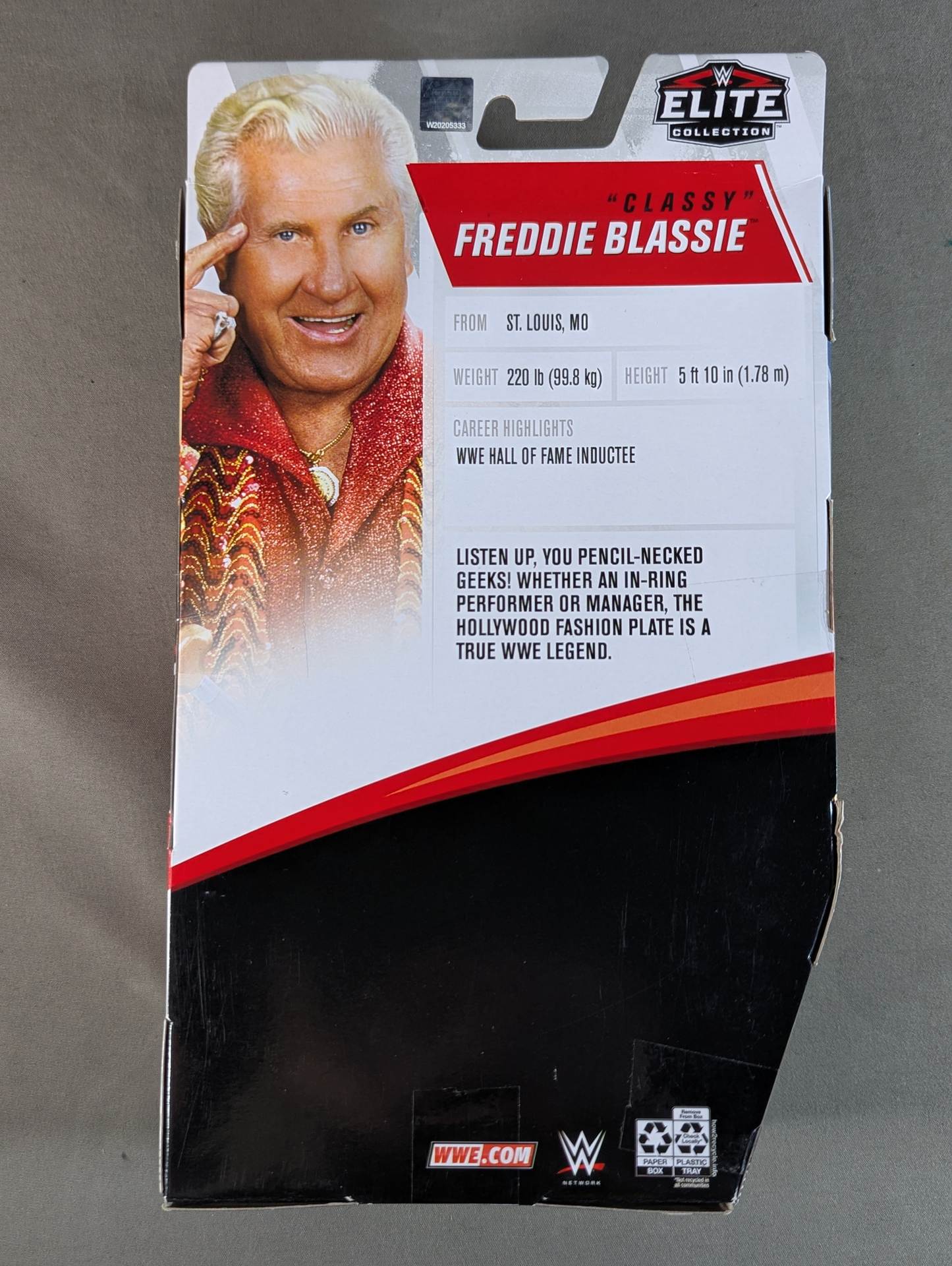 Fred Blassie (red jacket)