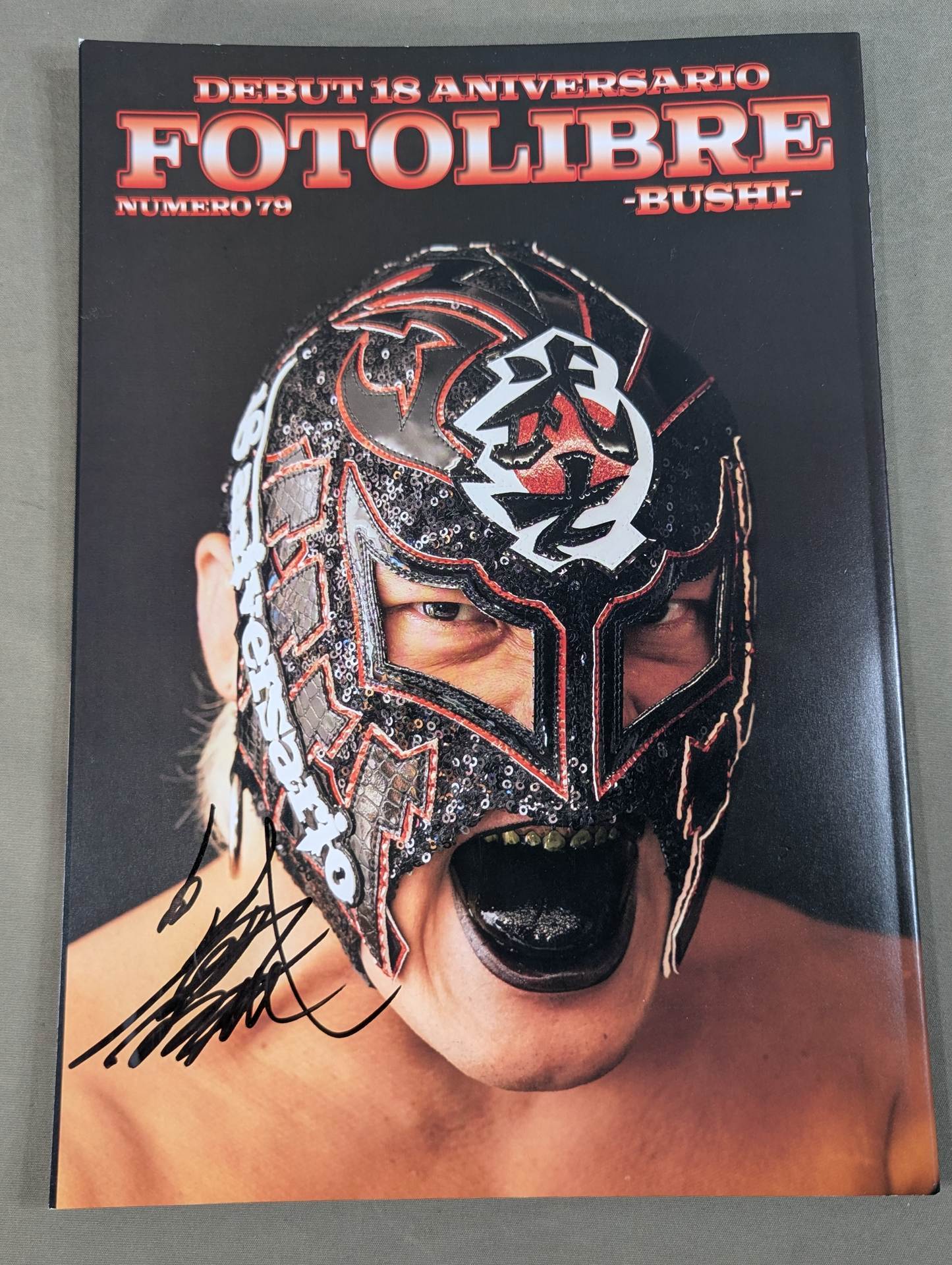 BUSHI 直筆サイン入り】FOTOLIBRE de Mascara Numero.79 – 闘道館