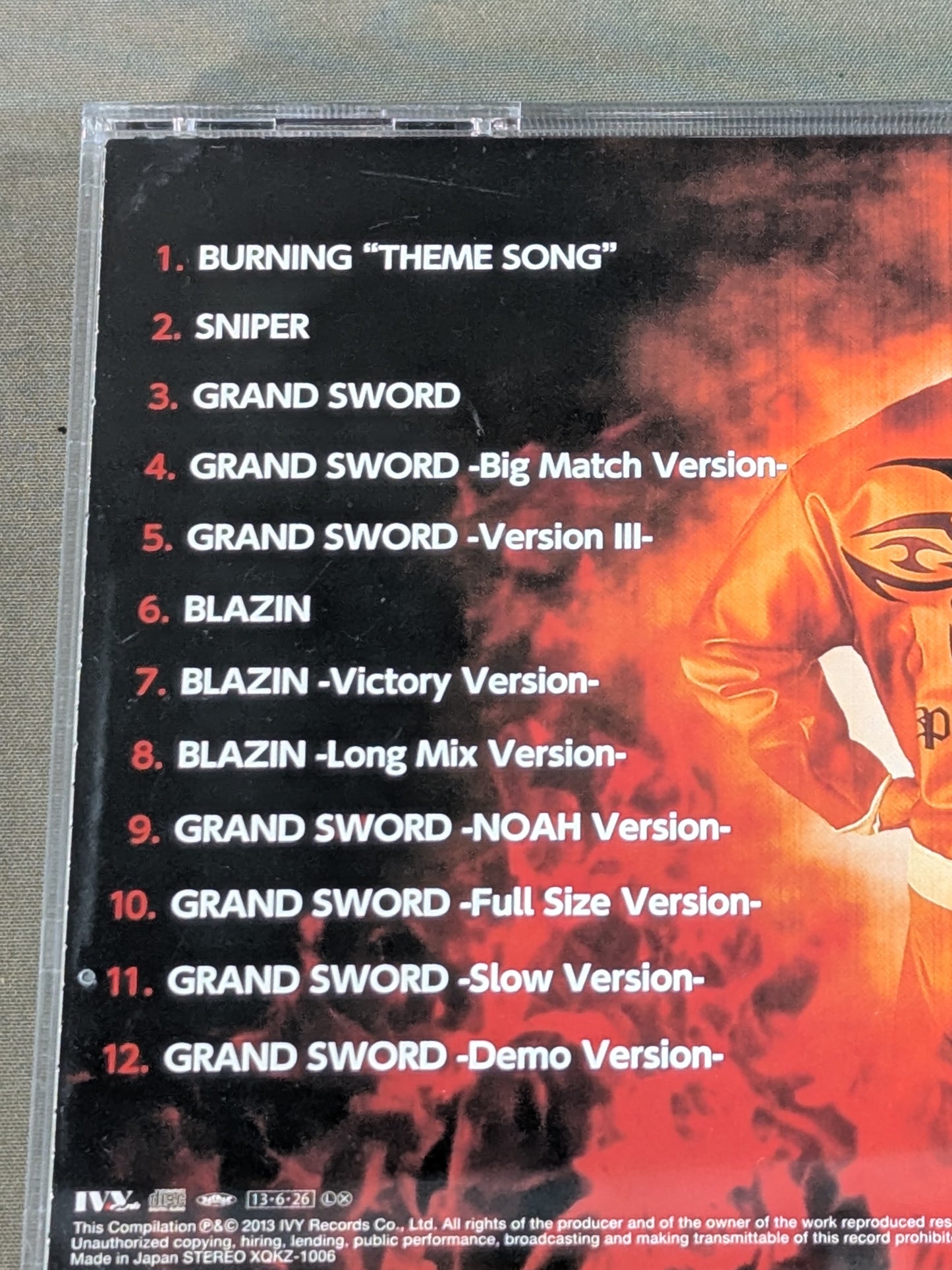 Kenta Kobashi FINAL BURNING -THE COMPLETE THEME SONG COLLECTION-