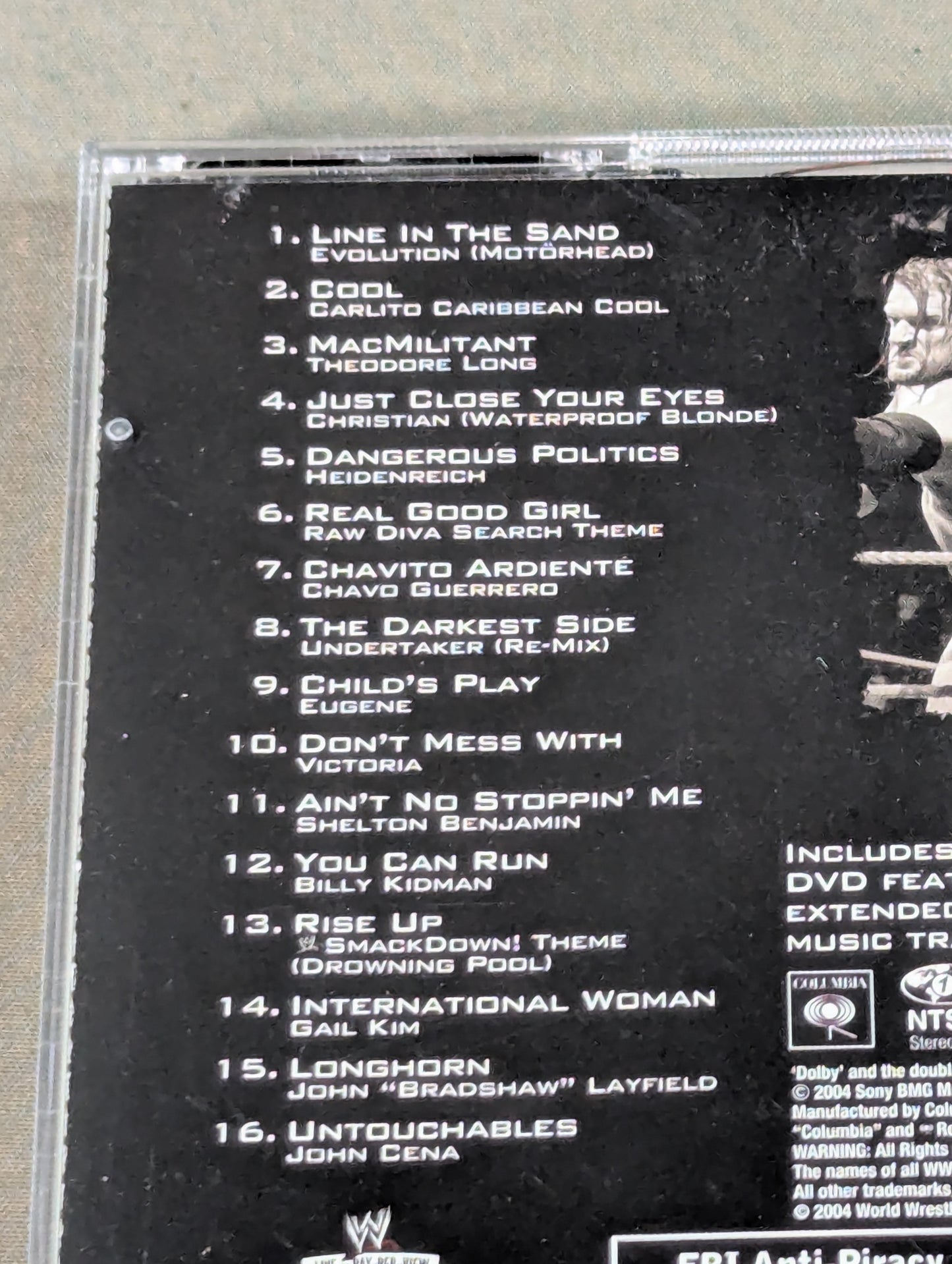 WWE THE MUSIC V6 (Input Disc)