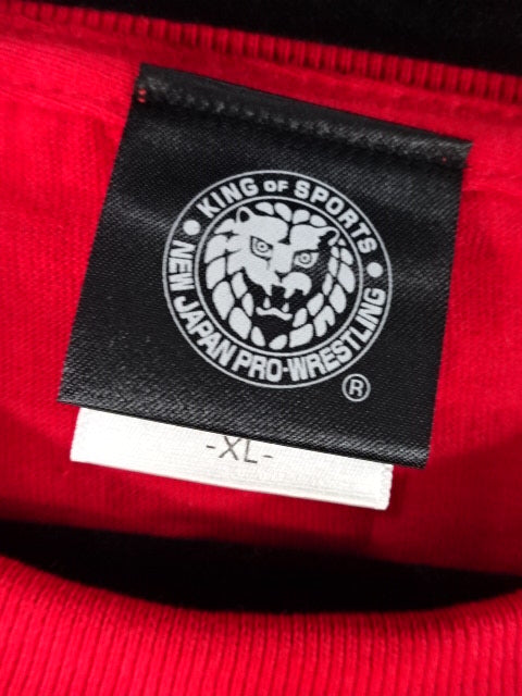 L.I.J. "DOTSWRESTLER" T-shirt (1) (red)