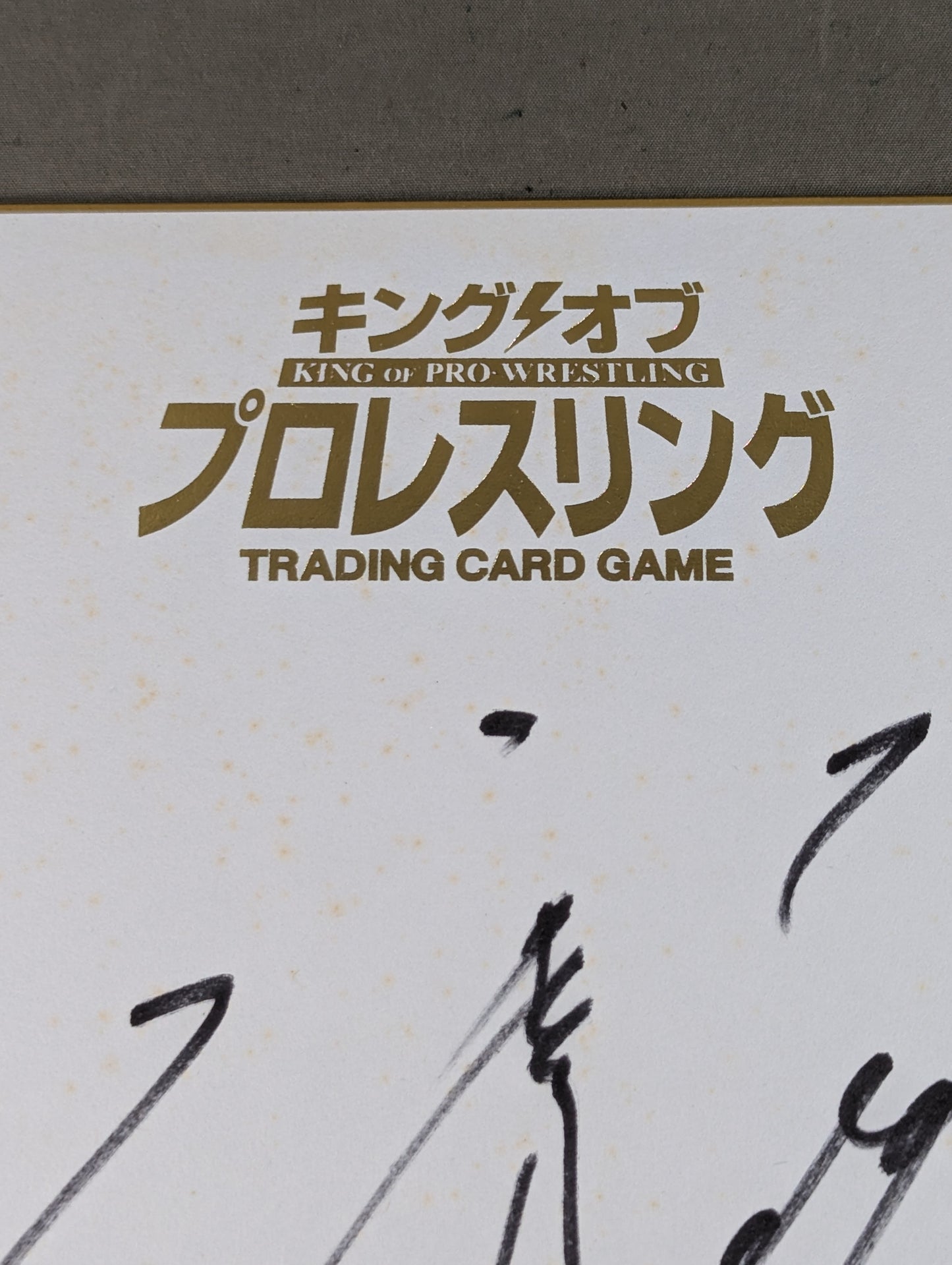 Tomohiro Ishii (King of Pro-wrestling only) Shikishi ( Autograph board ) )