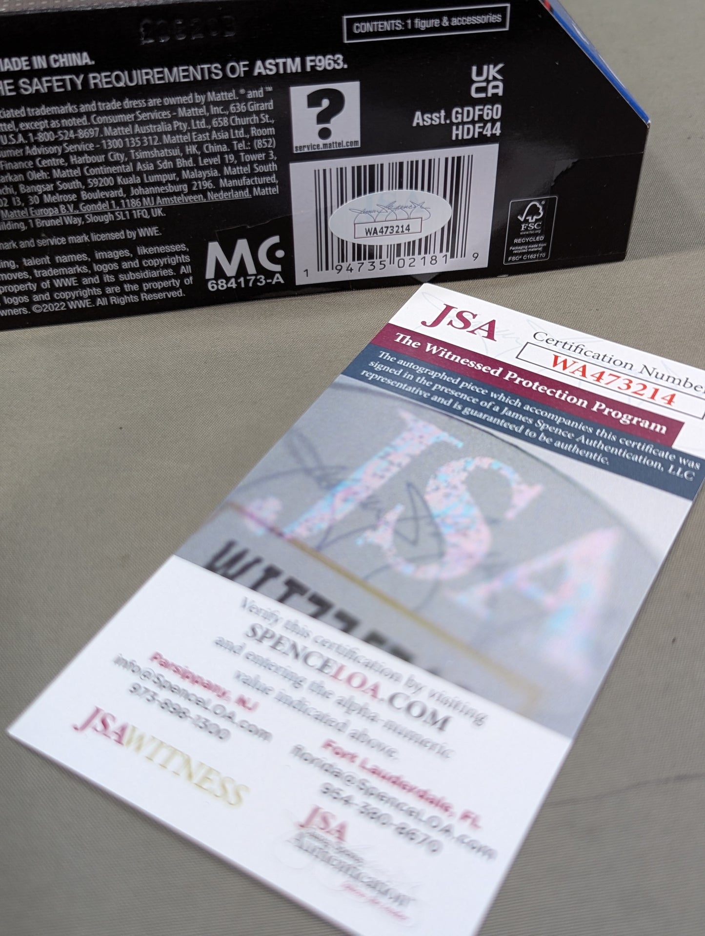 【hand signed autograph】 Shinsuke Nakamura