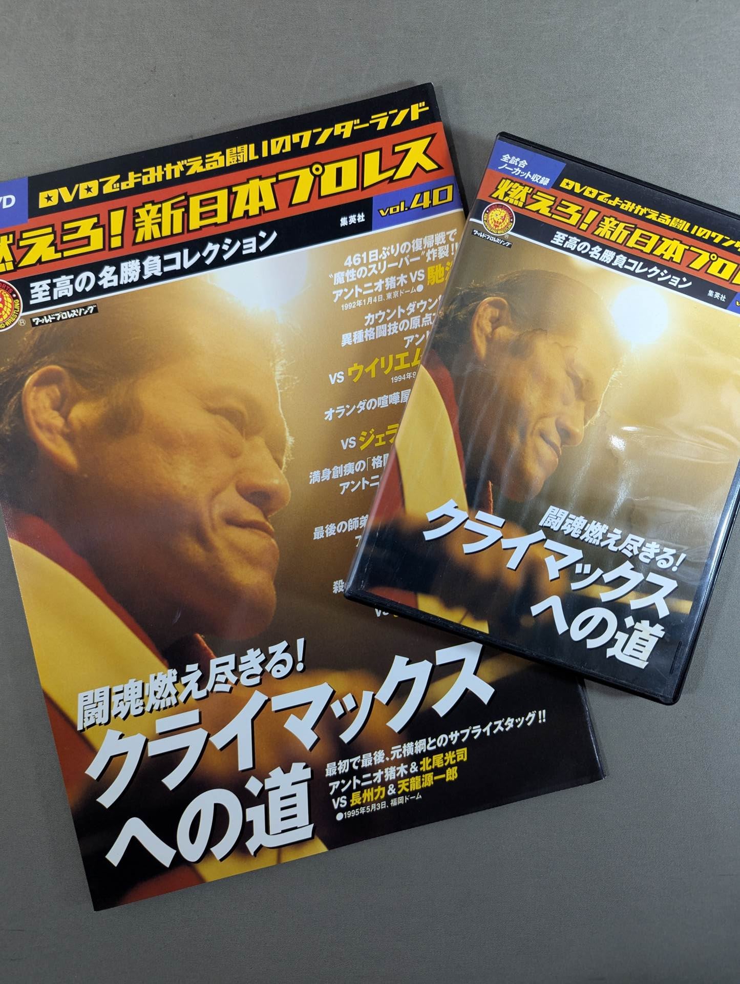 燃えろ！新日本プロレス 豪華2枚組! 特典DVD アントニオ猪木 巌流島 燃えろ!新日本プロレス ☆豪華2枚組!特典DVD☆ – 闘道館