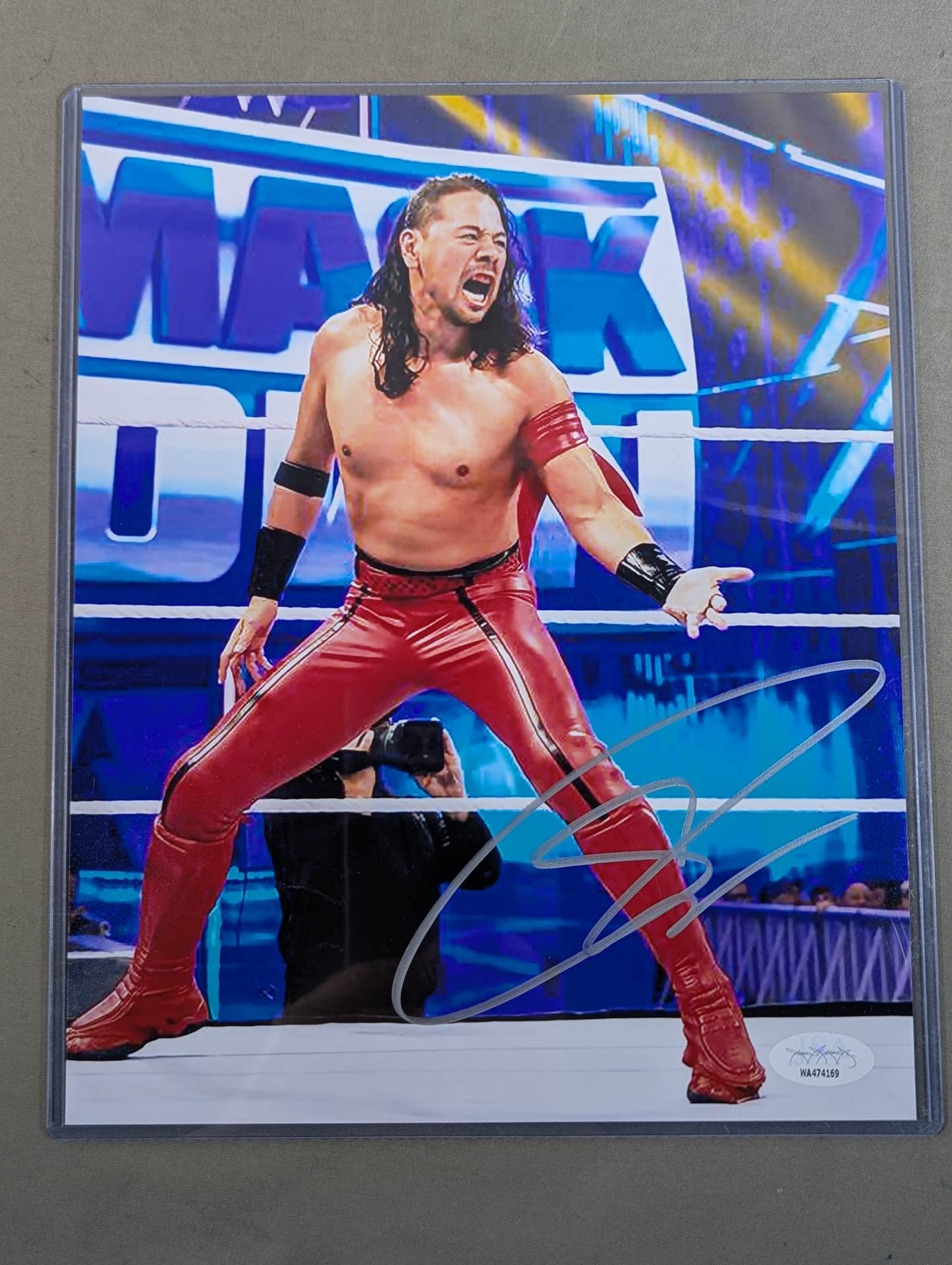 Shinsuke Nakamura hand signed autograph Pro-Photo (JSA Certification) (2)