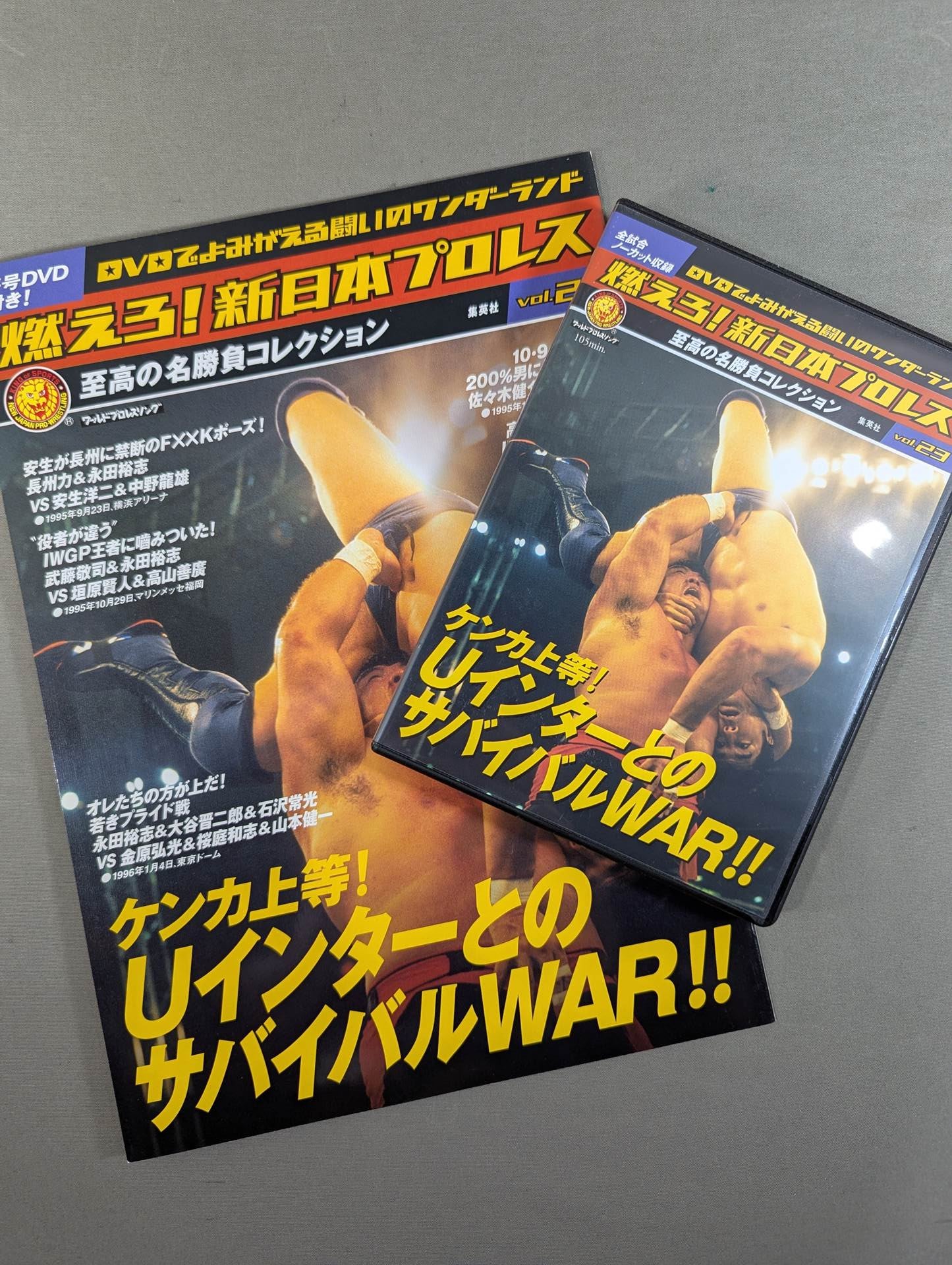 DVD　燃えろ!新日本プロレス 新日本VS Uインター　2枚セット DVD 燃えろ!新日本プロレス 新日本VS Uインター 2枚セット 燃えろ！新日本