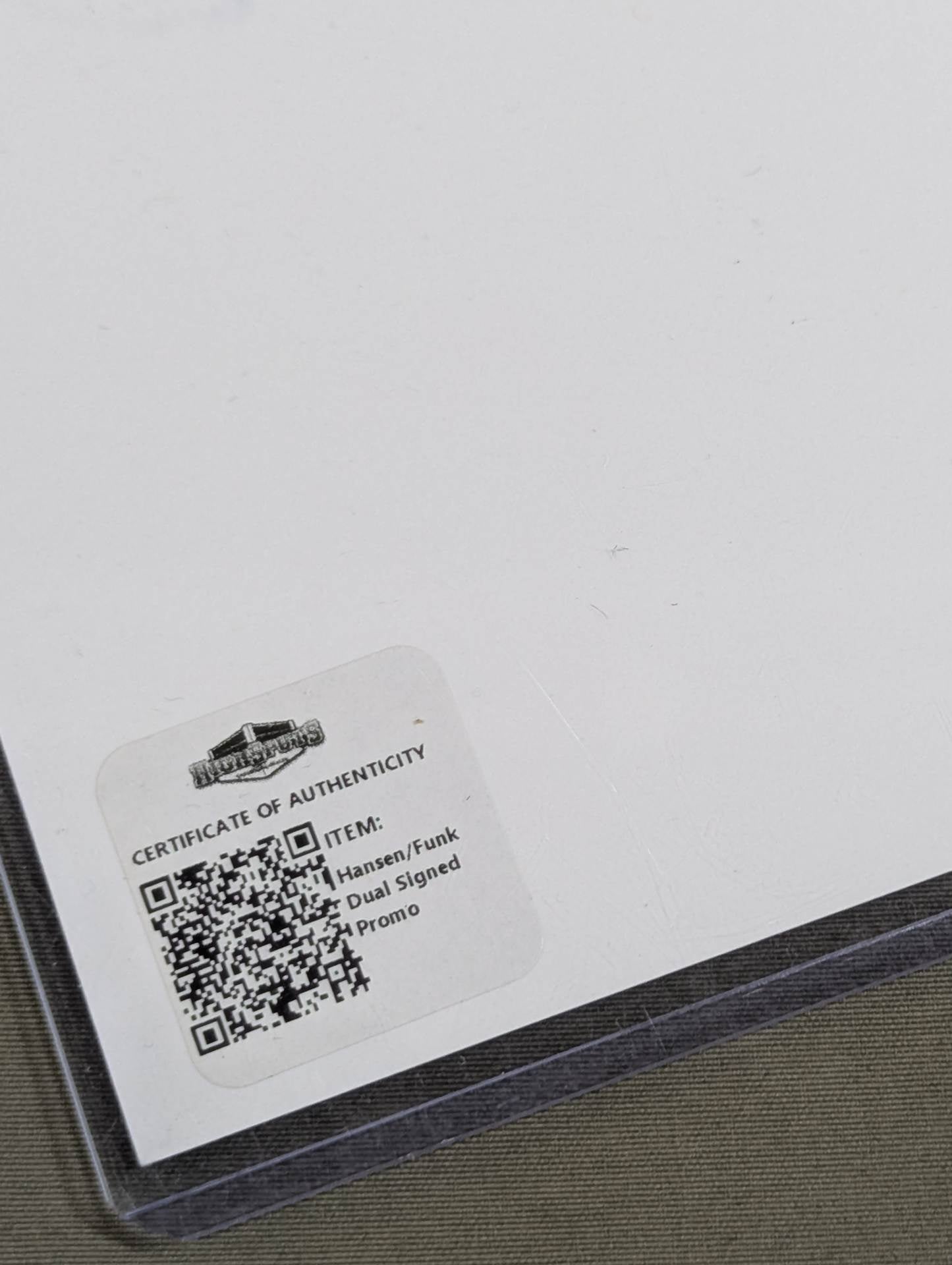 Steve Austin & Dude Love 2 hand signed autographs Pro-Photo (Certified by BECKETT)