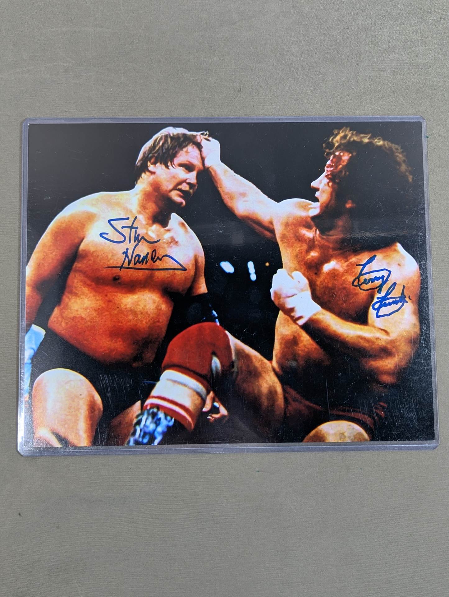 Terry Funk & Stan Hansen 2 hand signed autographs Pro-Photo