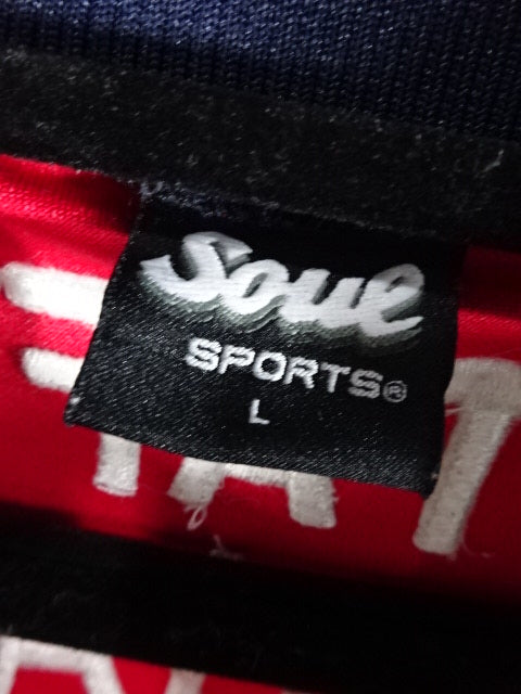 New Japan Pro Wrestling ×SOUL Lion Mark Staff Jersey Jacket (1) (Red)