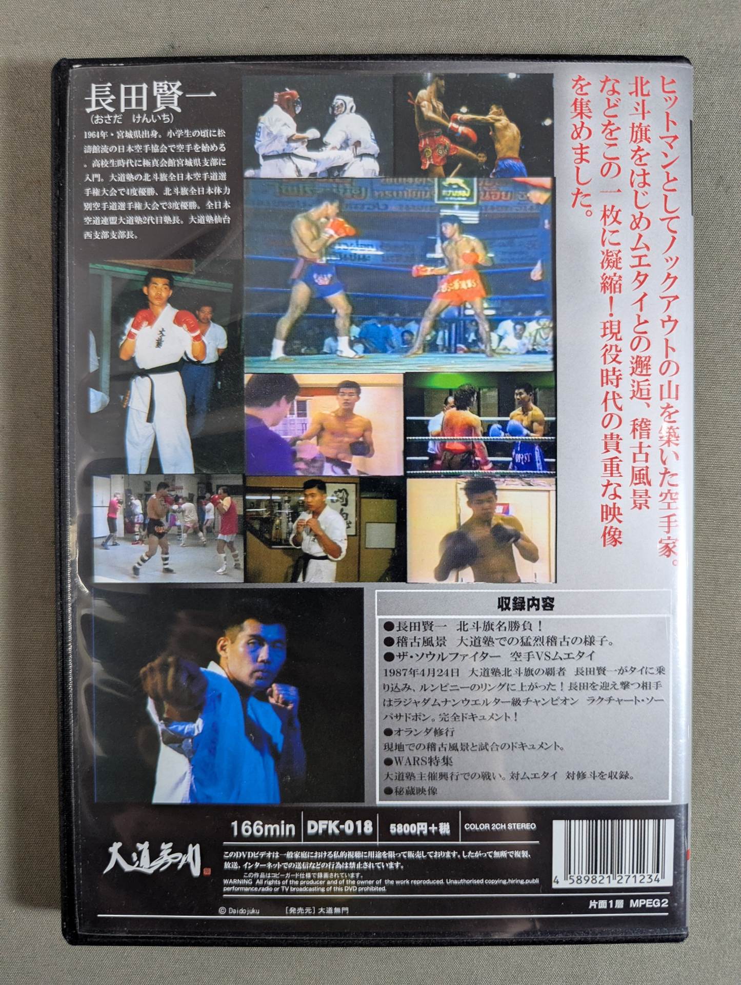 The trajectory of martial artist Kenichi Osada