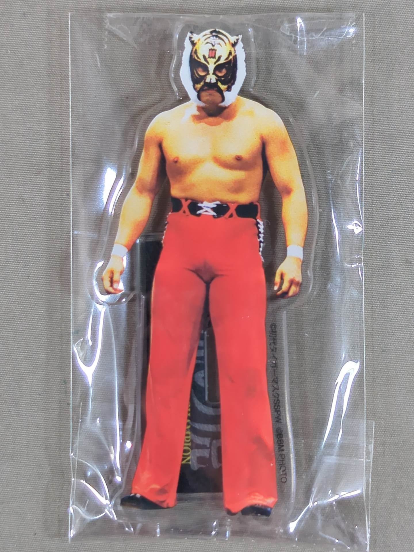 未開封　闘魂ショップ　新日本プロレス　タイガーマスク　プロレス　フィギュア 初代タイガーマスク 新日本プロレス50周年 レジェンドアクリルスタンド