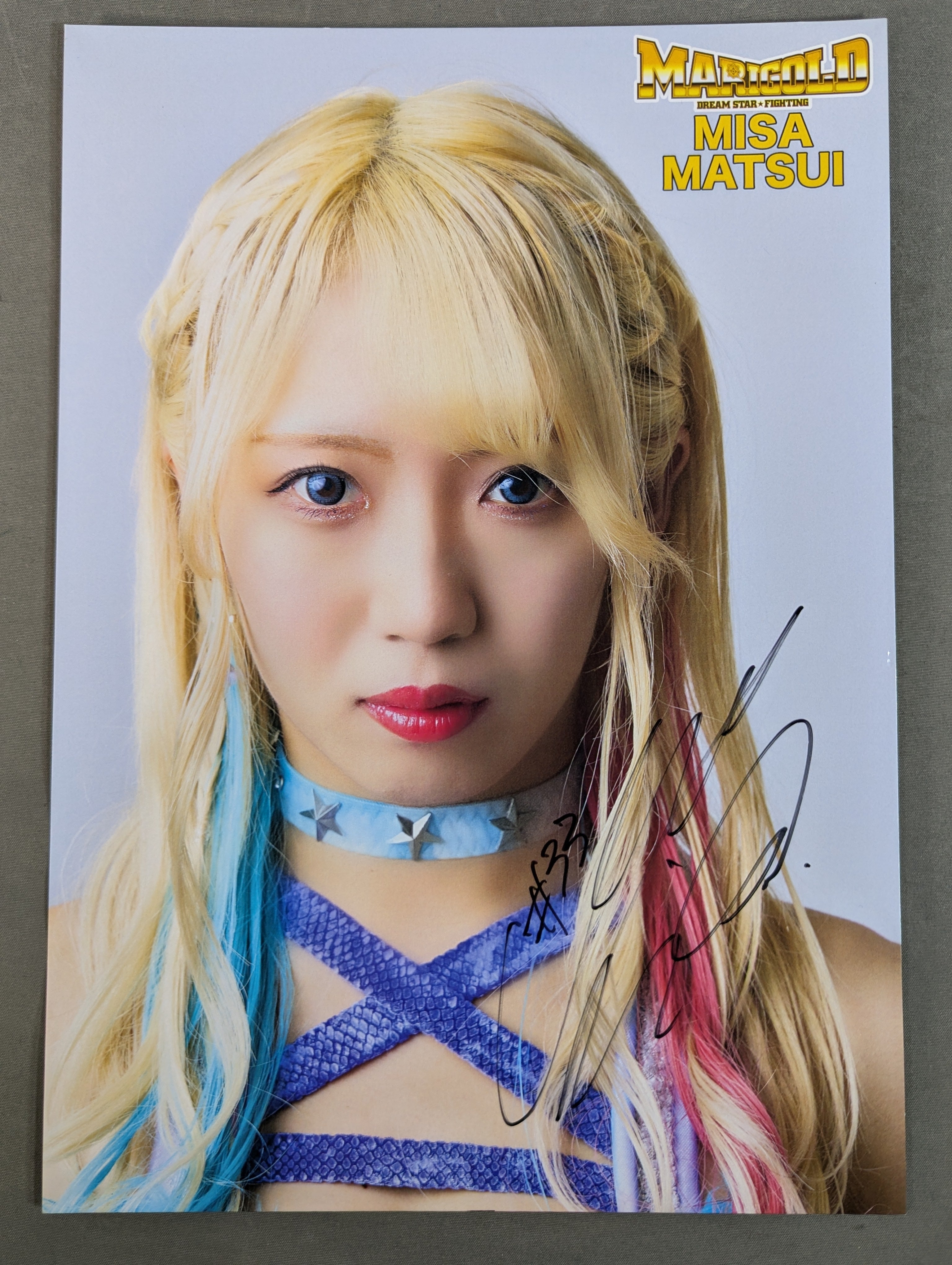 松井珠紗 直筆サイン入りポートレート(B-2) – 闘道館