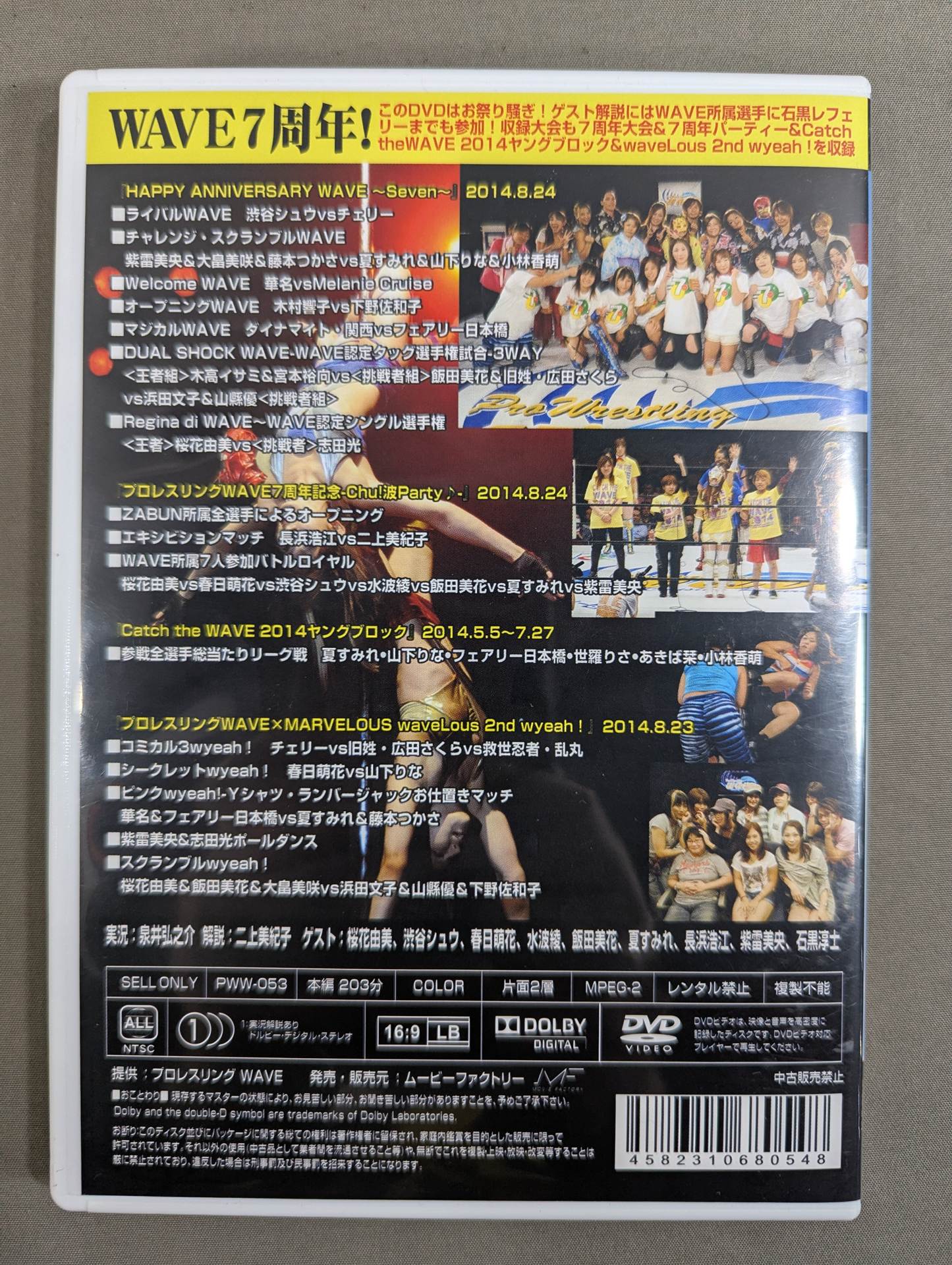 プロレスリングWAVE 7周年大会&Catch the WAVE 2014 ヤングブロック&7周年パーティー&waveLous 2nd wyeah!
