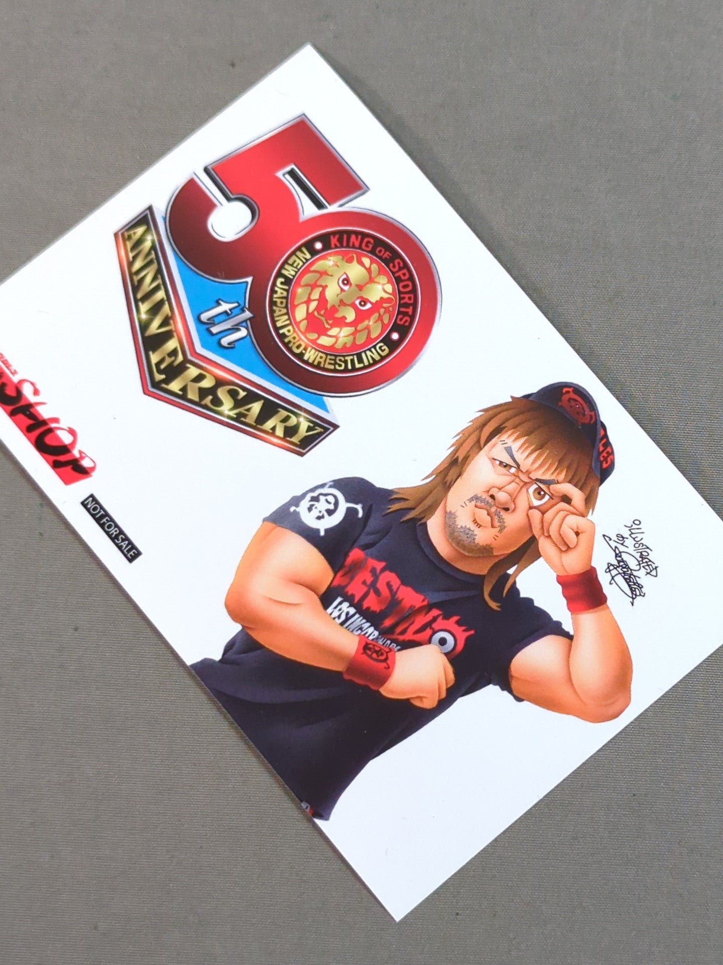 ☆非売品☆ 内藤哲也「新日本プロレス 50th ANNIVERSARY」ステッカー