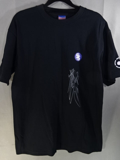 直筆サイン入り】大向美智子「NO5」Tシャツ①(ブラック) – 闘道館