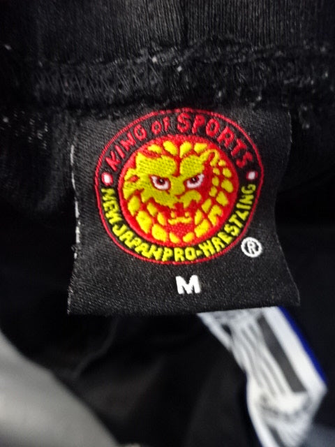 New Japan Pro Wrestling ×SOUL SPORTS Lion Mark Jersey Shorts (1) (Black)