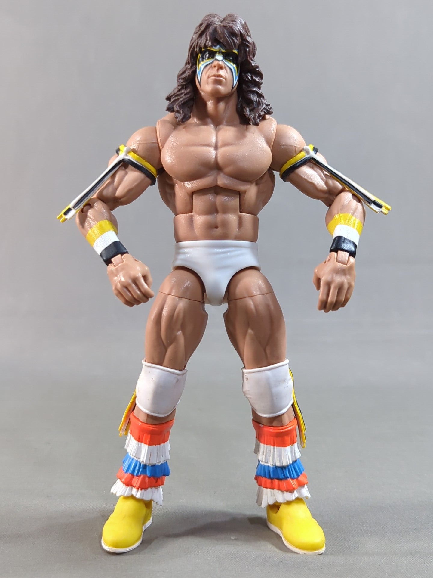 WWE Elite Ultimate Warrior アルティメット・ウォリア アルティメット・ウォリアー(白パンツ) – 闘道館