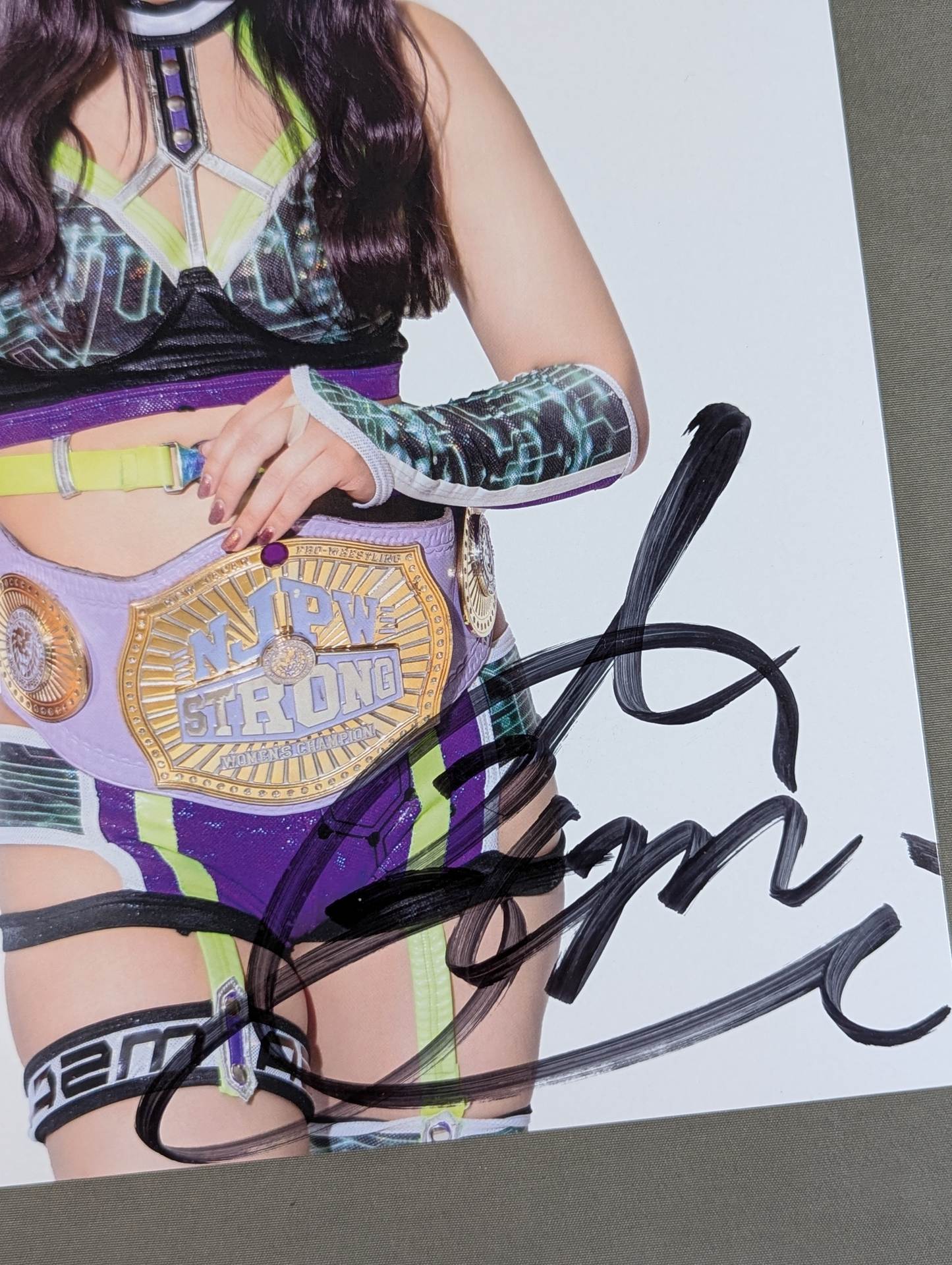 AZM hand signed autograph stardom Pro-Photo (P-9)