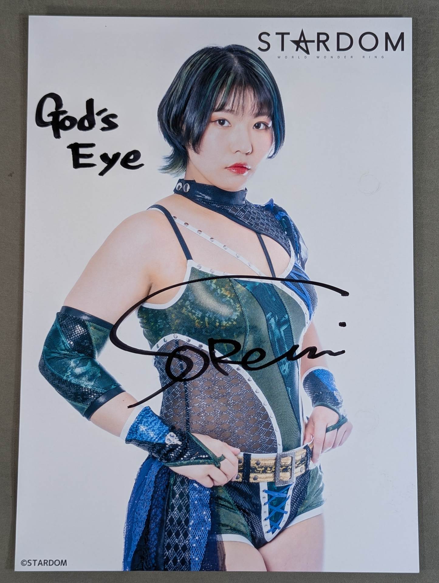 壮麗亜美 直筆サイン入り スターダムポートレート(D-9) – 闘道館