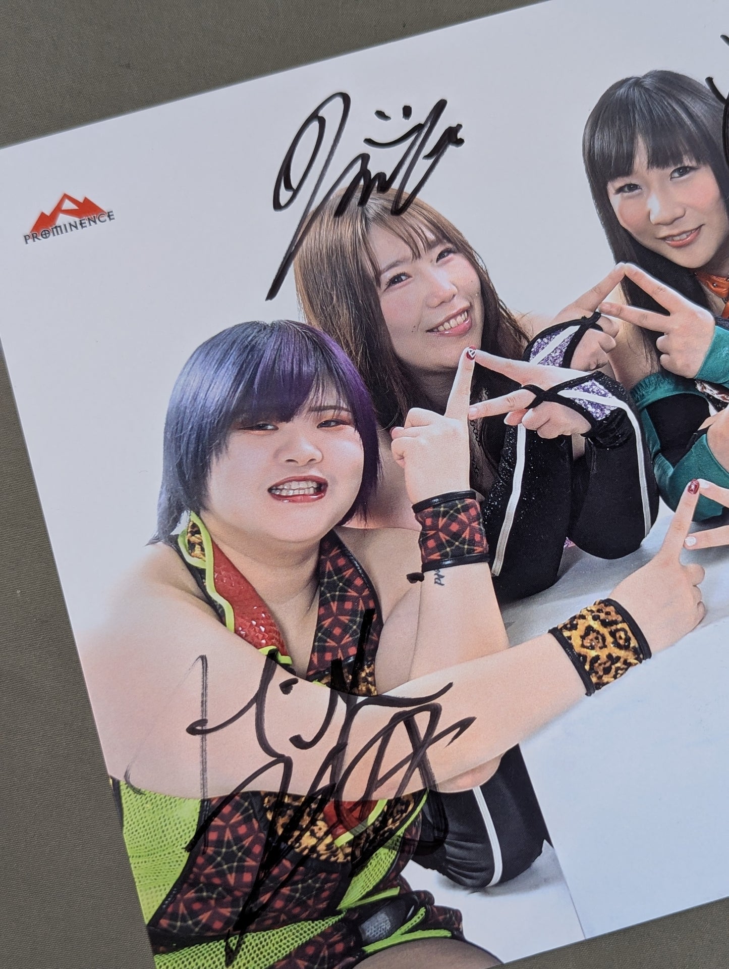 [4 fighters hand signed autograph Prominence Pro-Photo