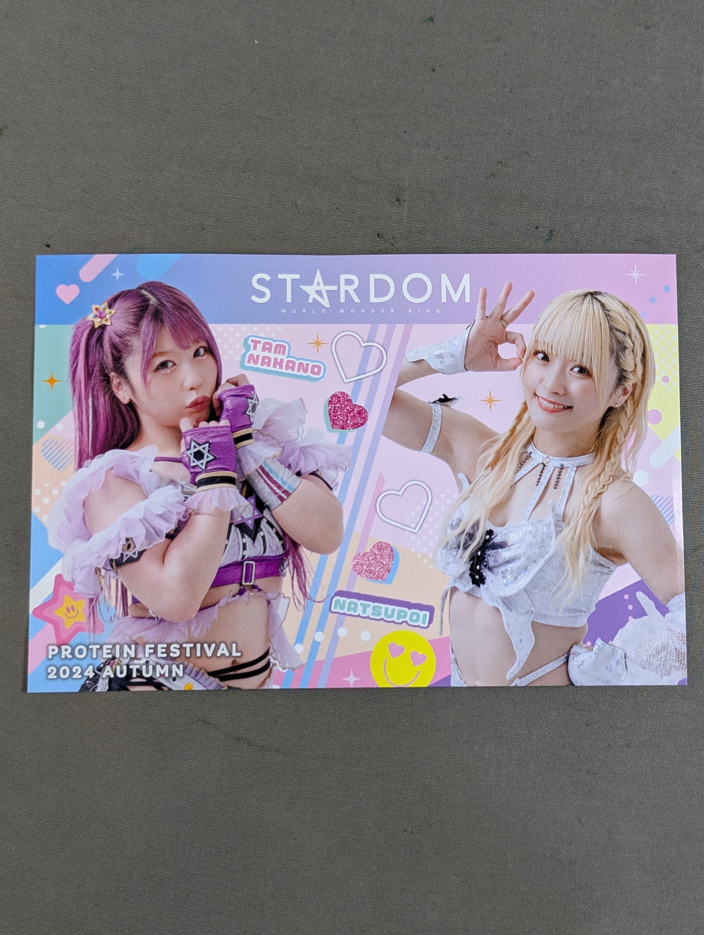 Tam Nakano & NATSUPOI "Autumn Protein Festival" 2024" Postcard