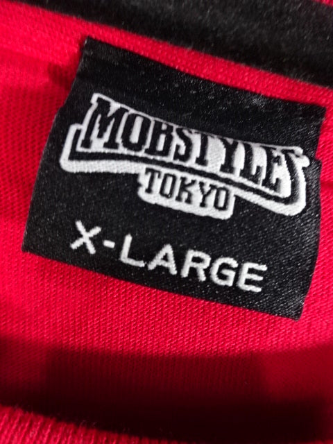 【hand signed autograph】 Sareee (SARRAY) ×MOBSTYLES Original T-Shirt (2) (Red)