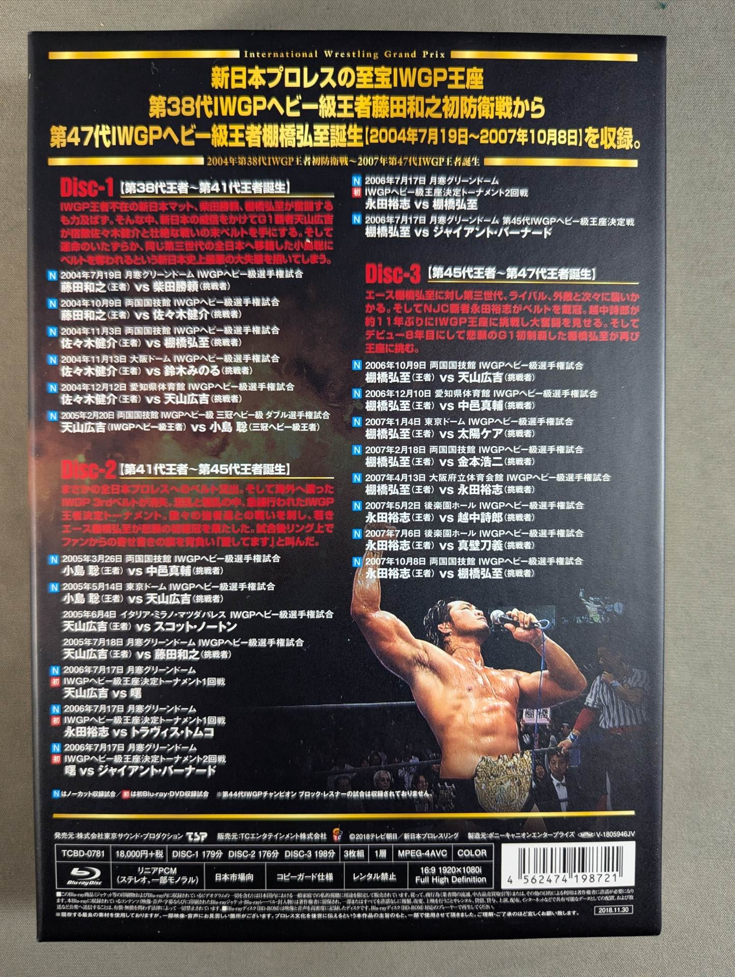 IWGP Retsuden COMPLETE-BOX VI. ★2004 38th IWGP Champion's First Defense ~ 2007 47th IWGP Champion Birth ★