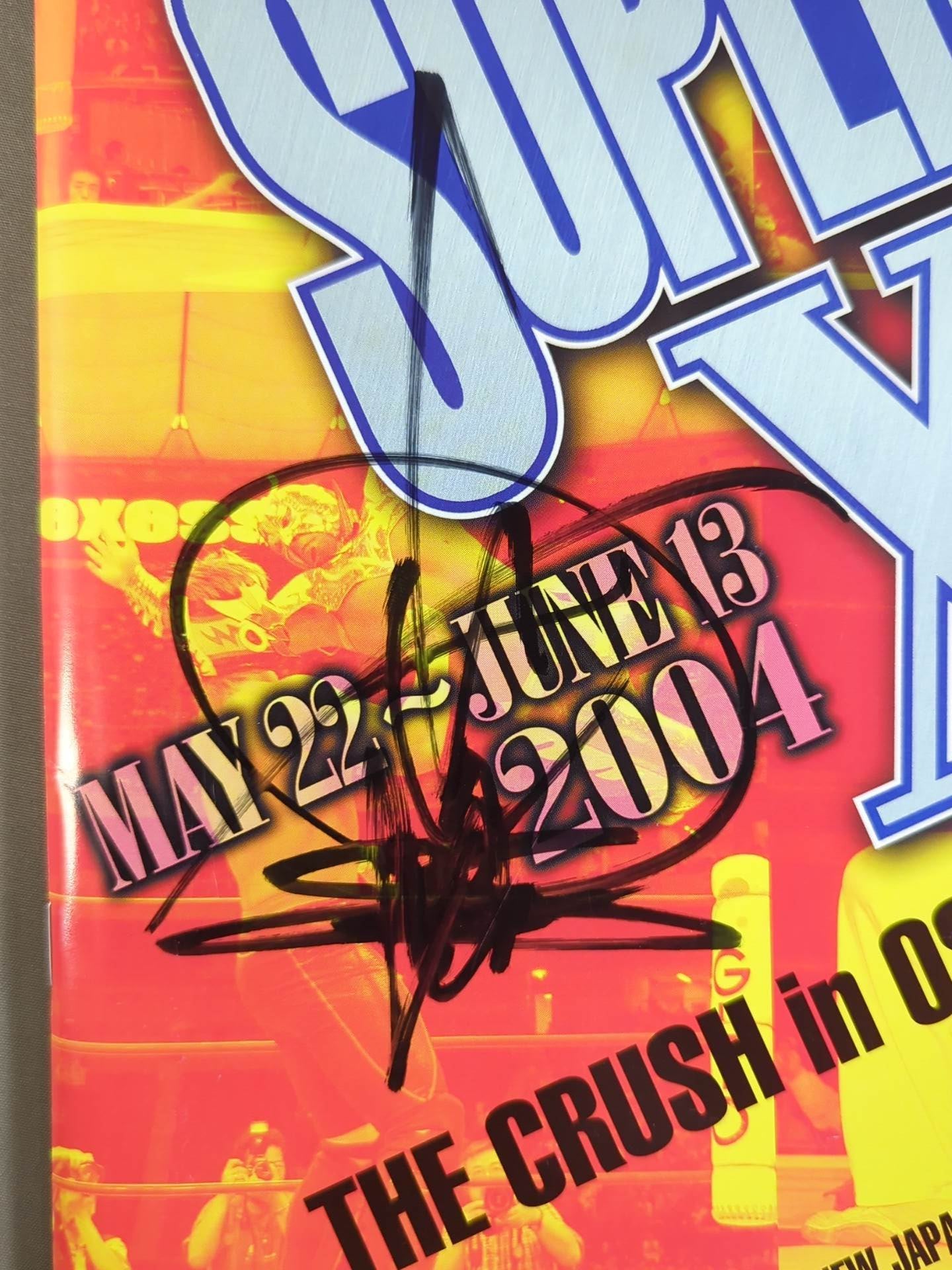 【Ring Anna Tanaka hand signed autograph 】★BOSJ Finals ★ Fighting Spirit Special 186