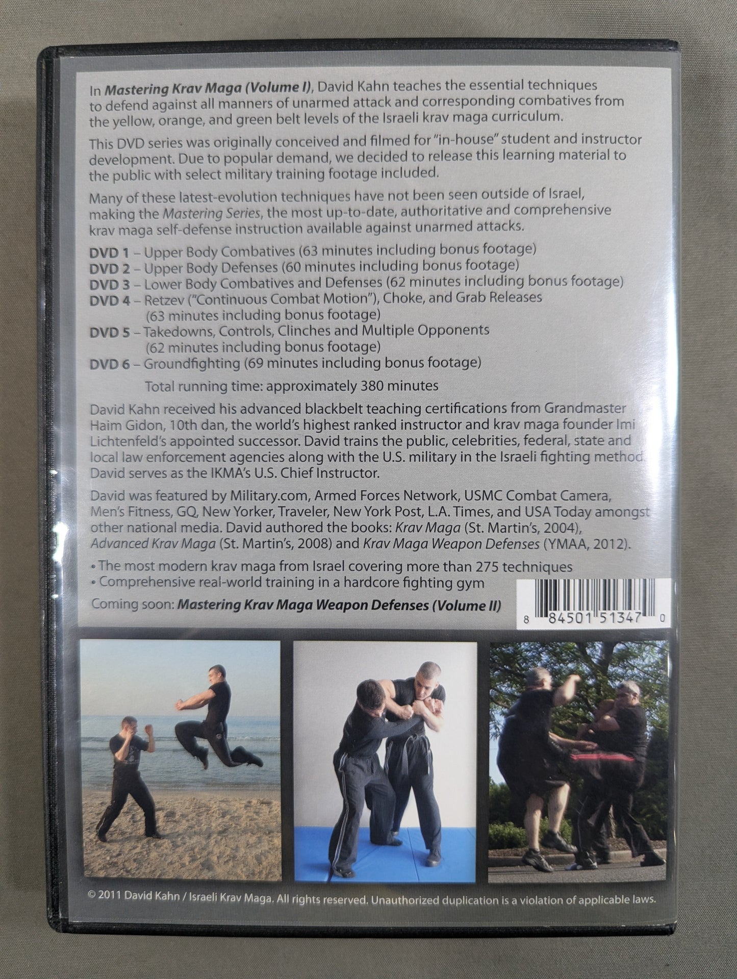 Masterring KRAV MAGA DVID KAHN VOLUME 1