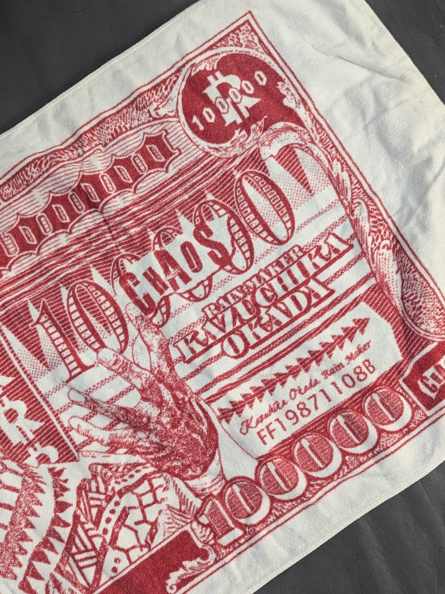 Kazuchika Okada "Rainmaker Dollar" Bath Towel (2020)